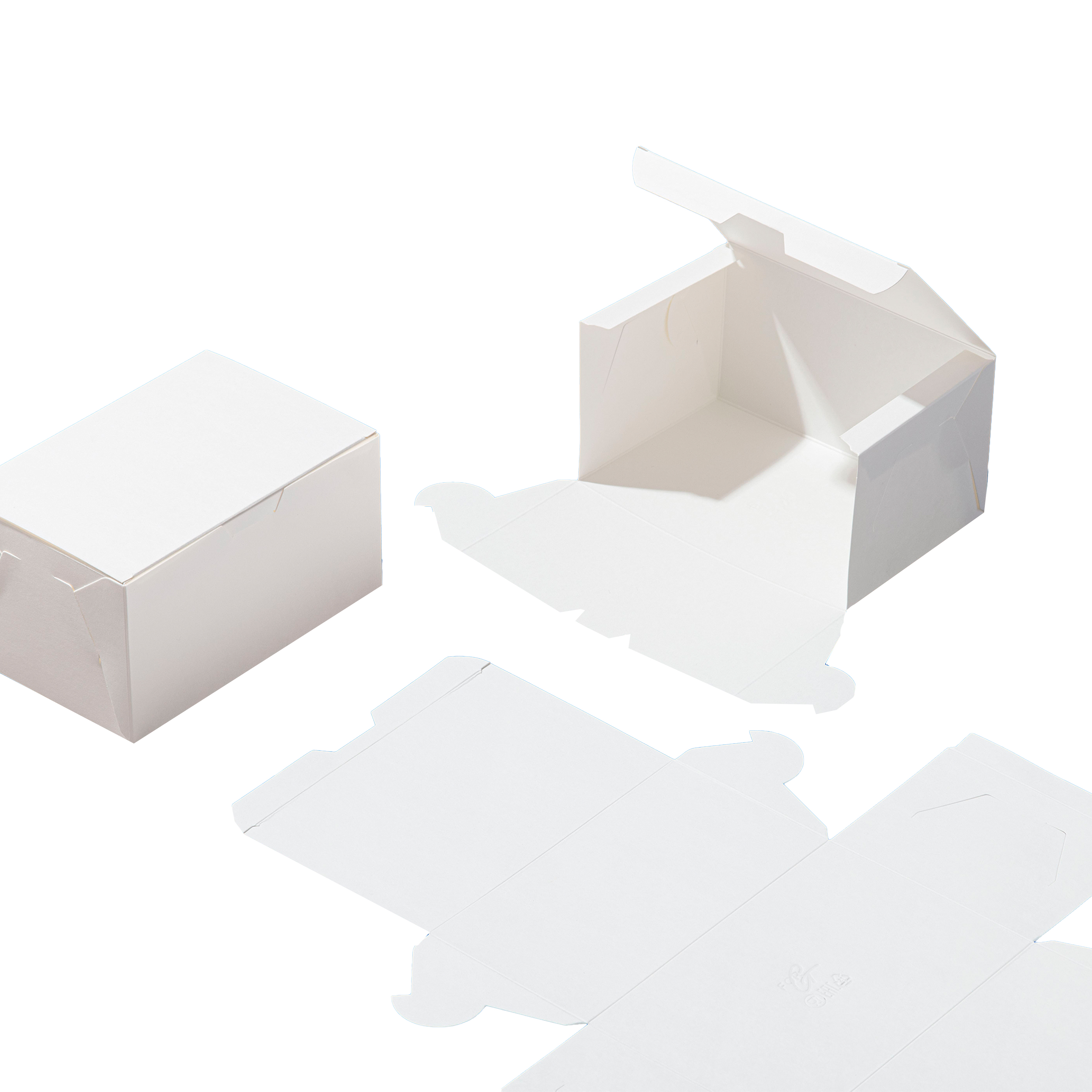Коробка картонная для кондит. изд. 200*140*80мм белый ForGenika SIMPLE (25/200)