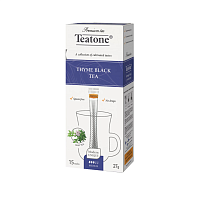 Чай teatone в стиках 15ст*1,8г. черный с чабрецом арт.745 (12)