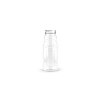 Бутылка ПЭТ 0,125л прозрачная 28мм БЕЗ крышки высокое горло (250)