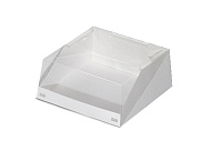 Коробка картонная для торта с прозрачной крышкой ForGenika SLIDE 225*225*100 (50)