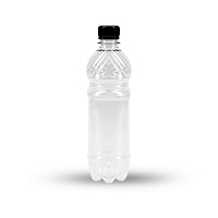 Бутылка ПЭТ 0,5л прозрачная 28мм с крышкой (135)