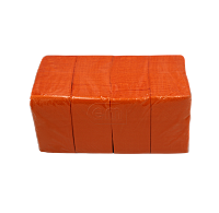 Салфетки бумажные 2-сл 24*24см "BigPack" 1/8 сложение 230шт оранжевые (18)