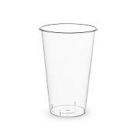 Стакан пластиковый 500мл d=90 Bubble Cup прозрачный глянцевый PP 1021 (20/500)