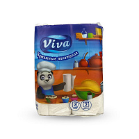 Бумажные полотенца в рулоне 2-сл 2шт "VIVA" (20)