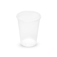 Стакан пластиковый 375мл d=90 Bubble Cup прозрачный МАТОВЫЙ PP 1020П (25/300)