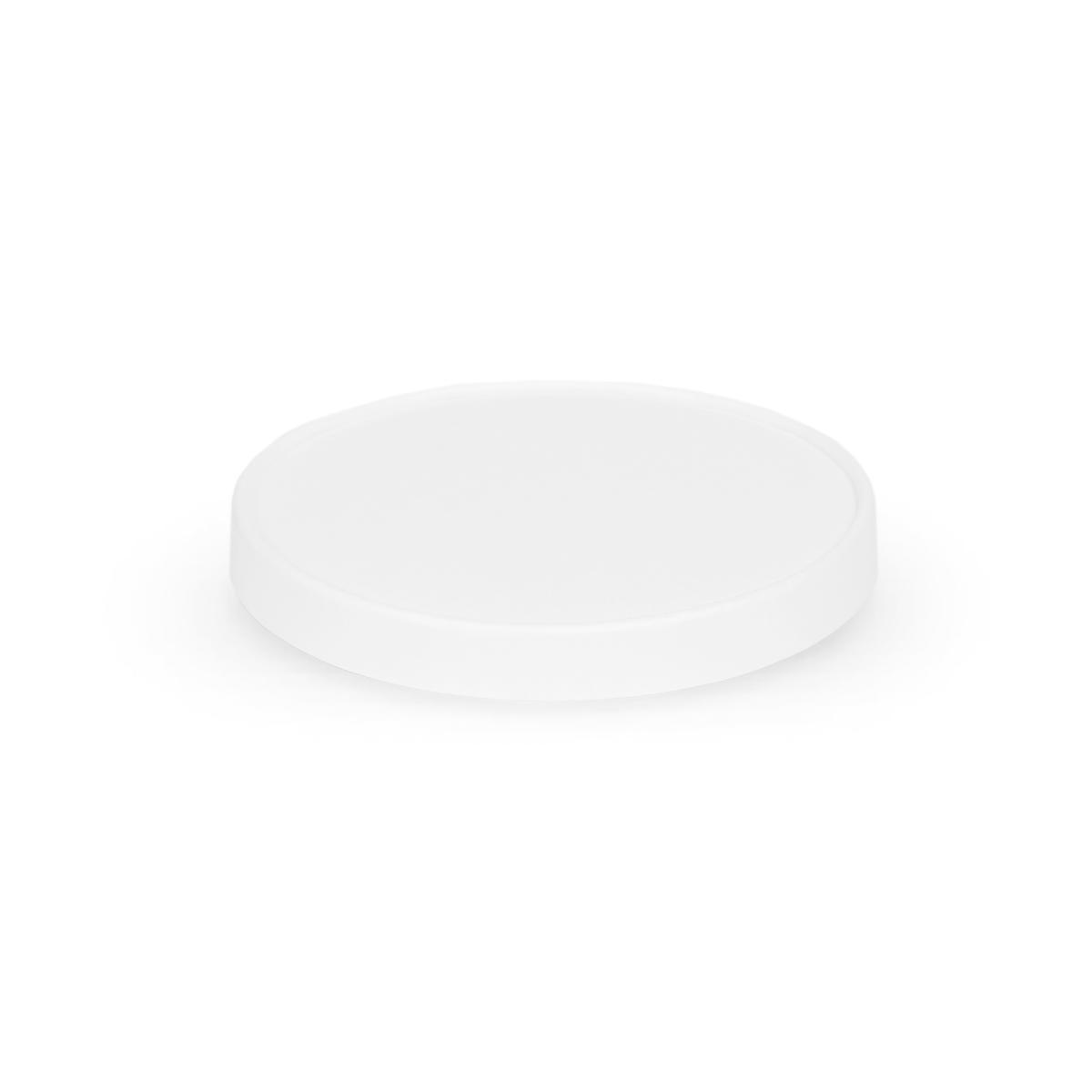Крышка плоская для контейнера Round Bowl картон белая 700 d116 OSQ (25/525)
