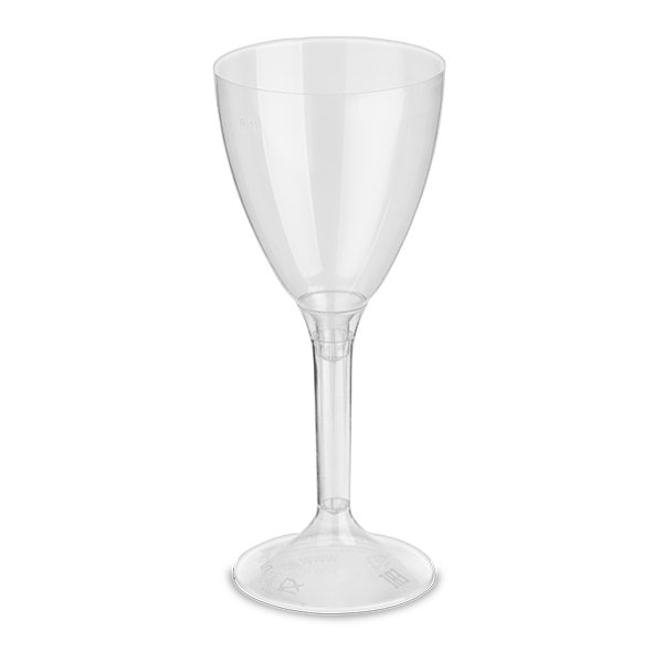 Бокал для вина малый на высокой прозрачной ножке 160 мл прозрачный d=70 h=165 1012П (20/100)