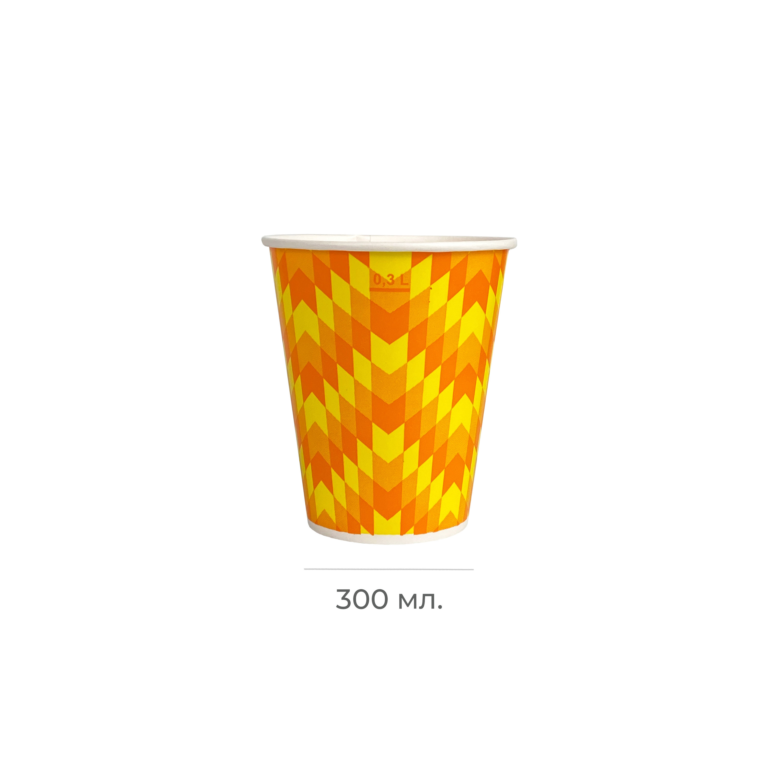 Стакан для холодных напитков Зиг-заг 300-380мл (50/800)