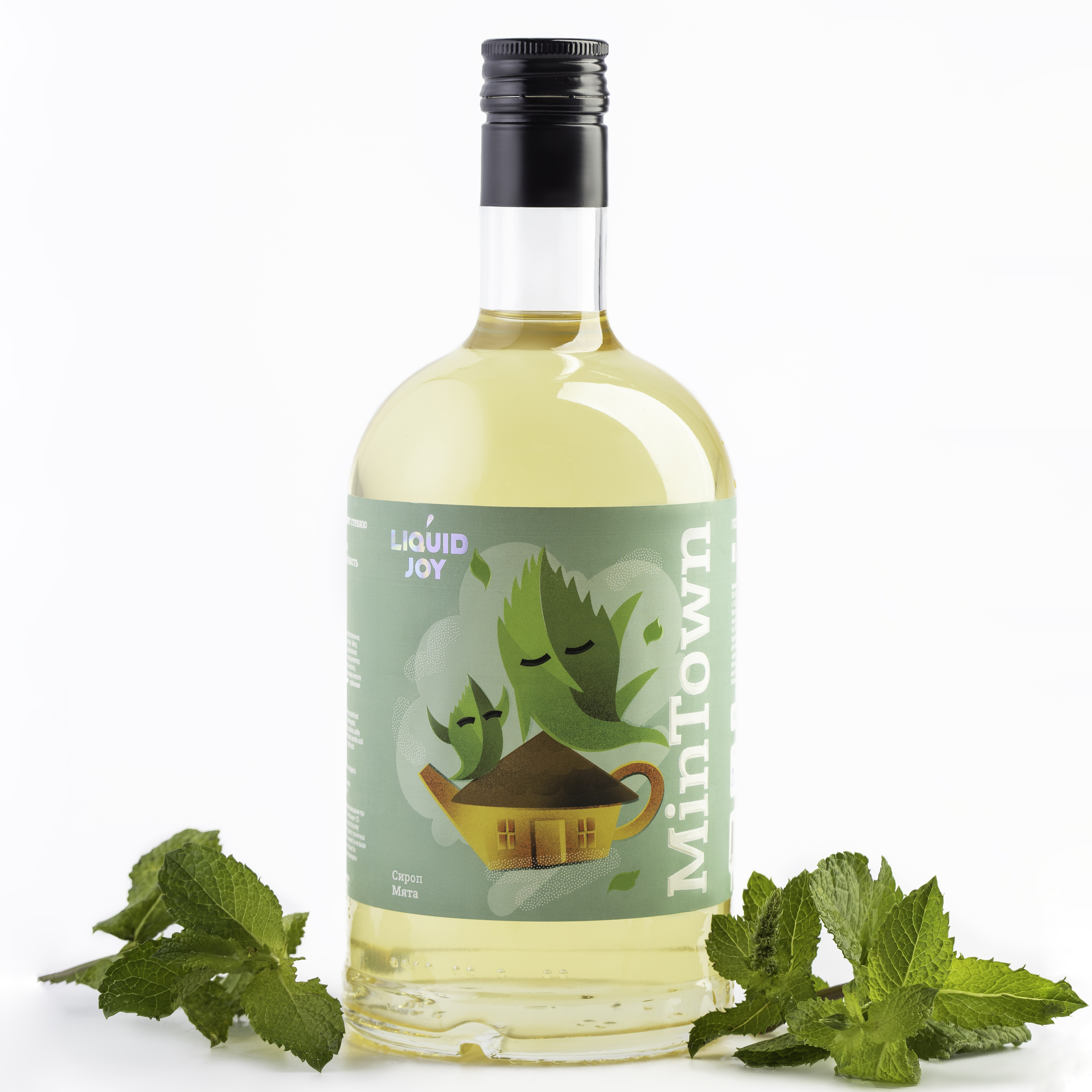 Сироп "Мята" LIQUID JOY mojito mint стекло 0,7л (6)