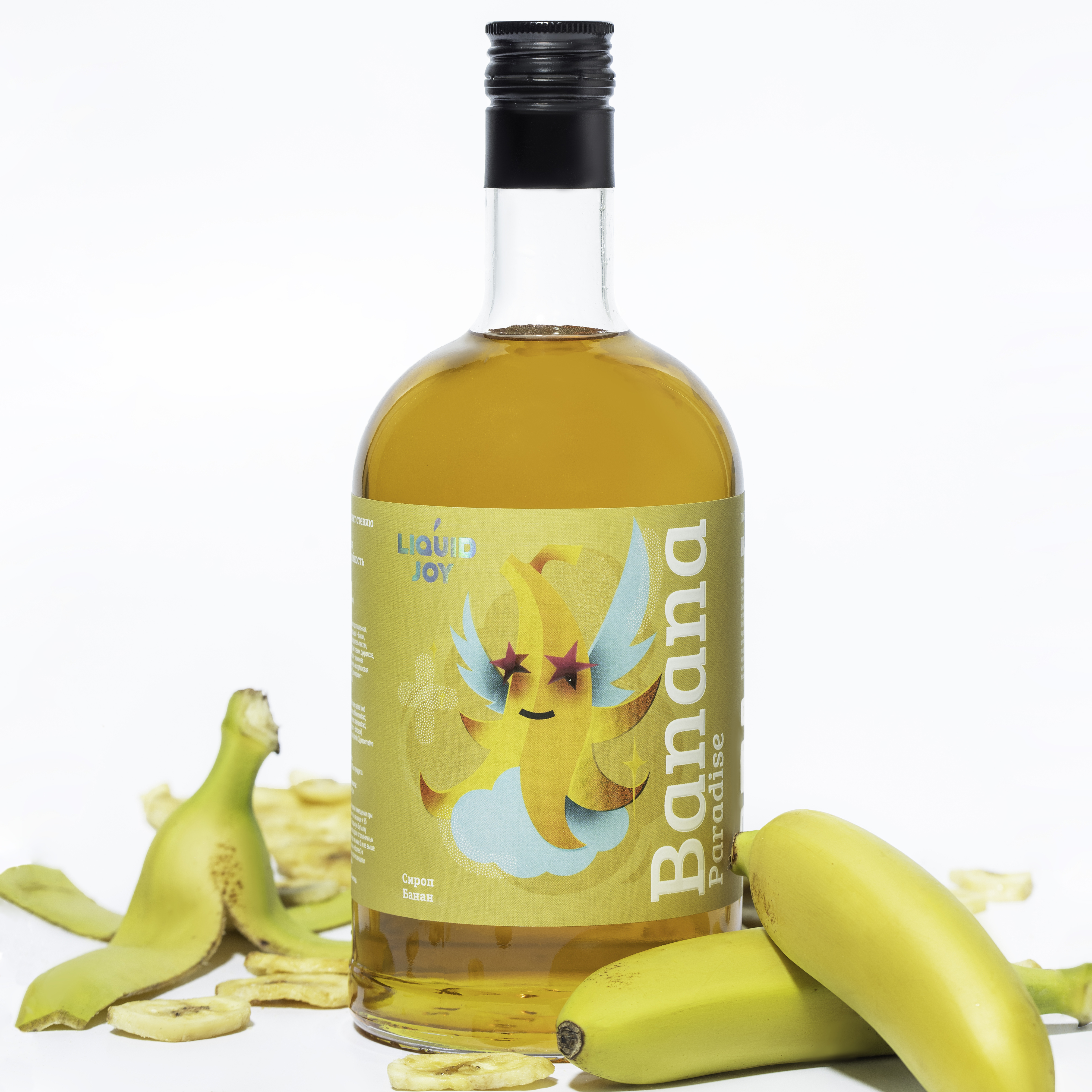 Сироп "Банан" LIQUID JOY banana стекло 0,7л (6)