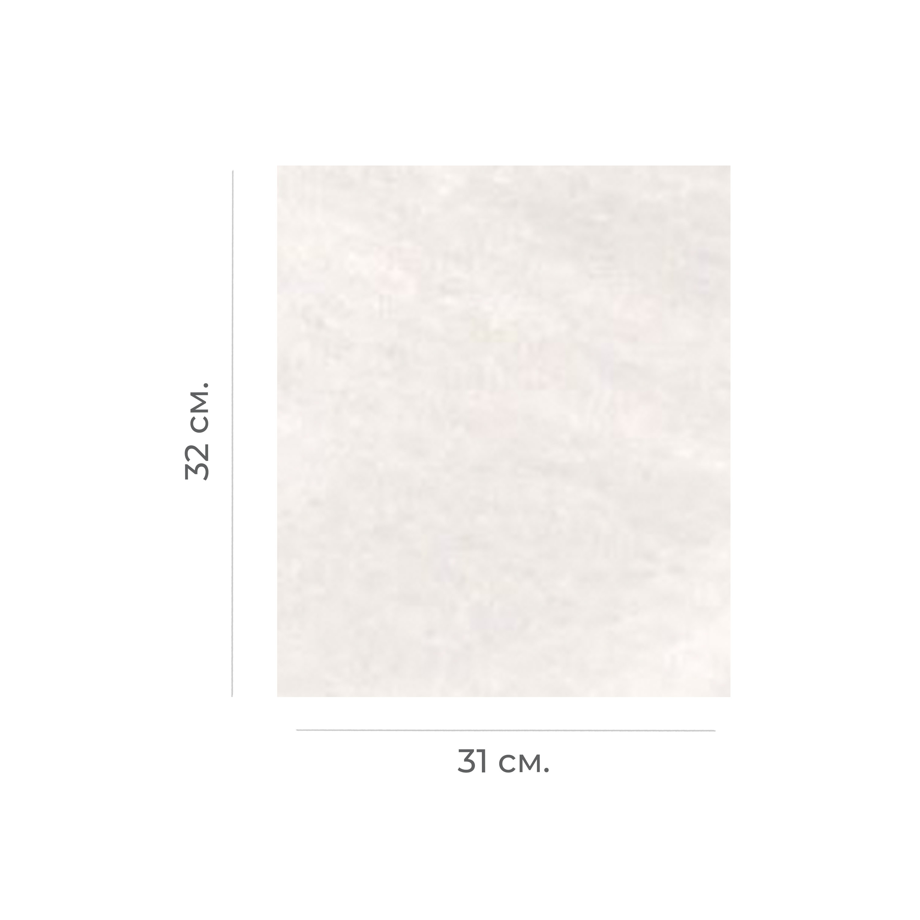 Оберточная бумага белая влагостойкая 320*310мм 1000шт 