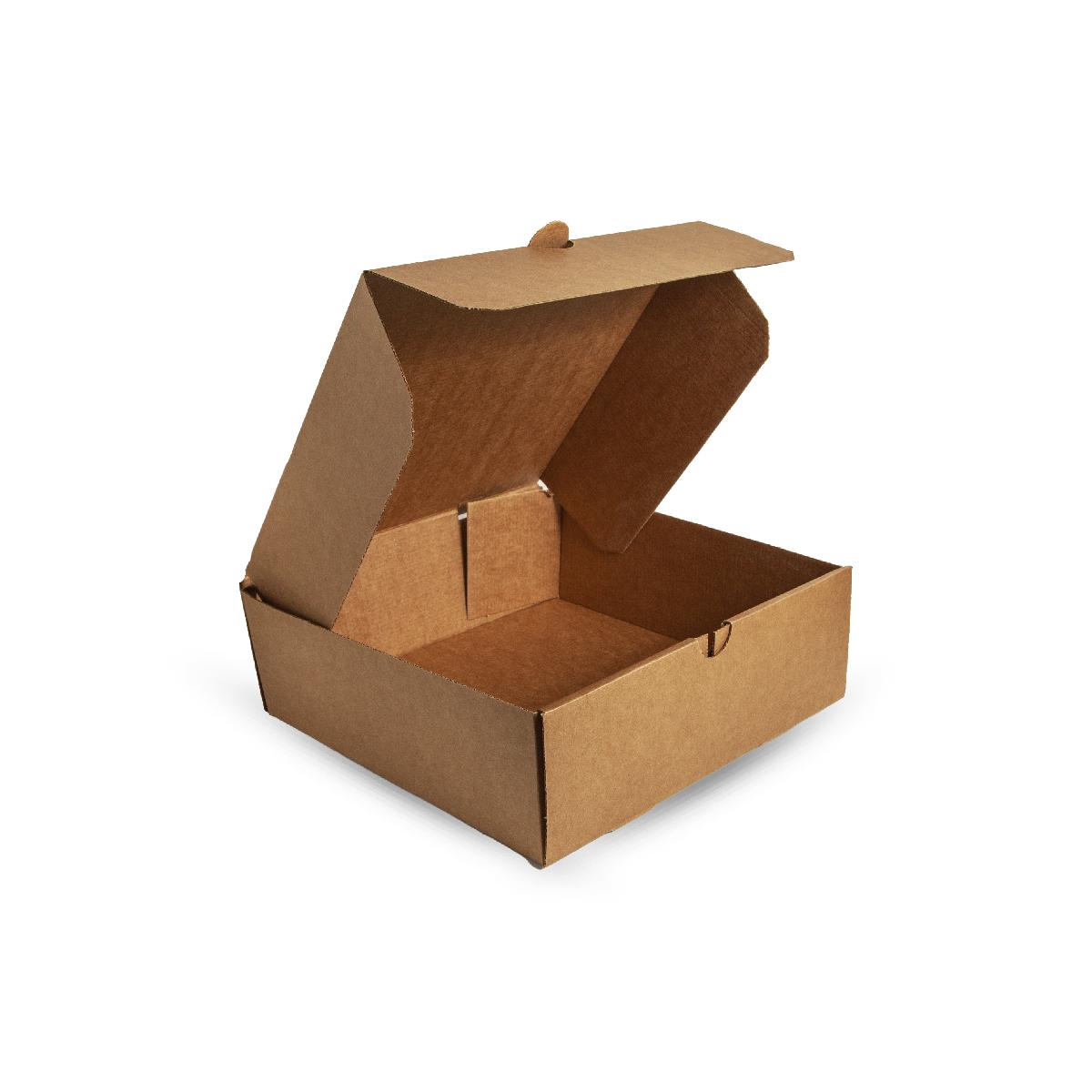 Коробка для пиццы/пирогов 265*265*93мм бурый Т11 мгк Е (50)