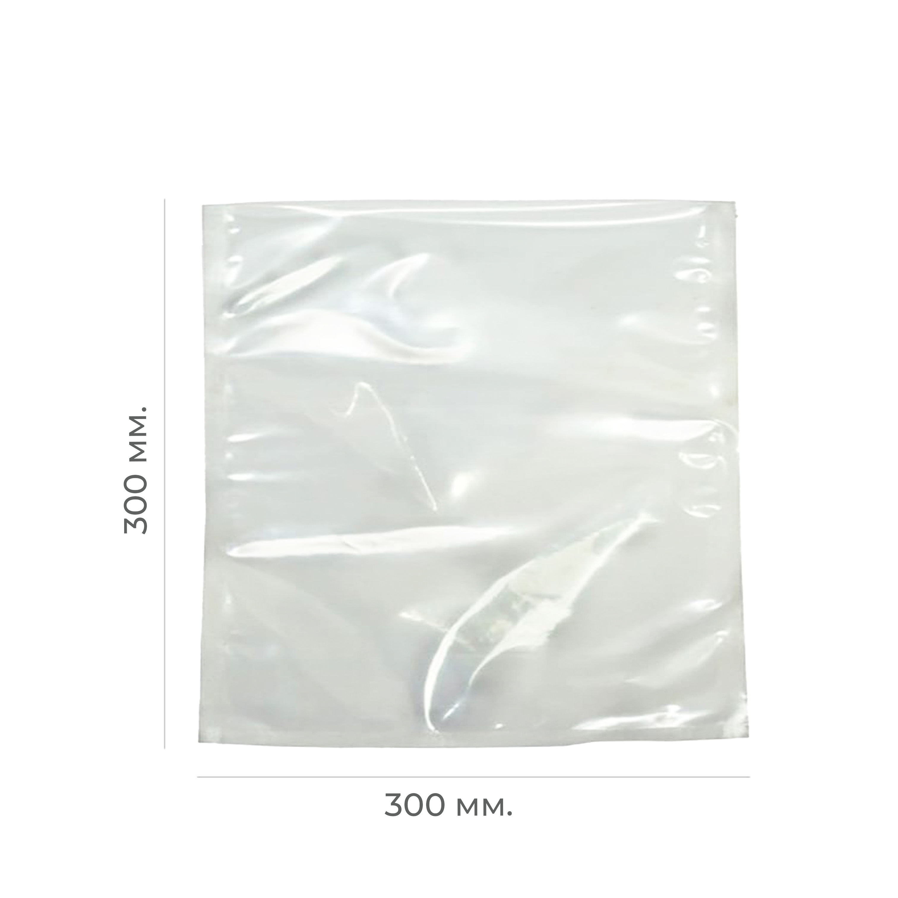 Пакет для вакуумной машины 300*300мм ПЭТ/ПЭ 60мкм (100/2000)