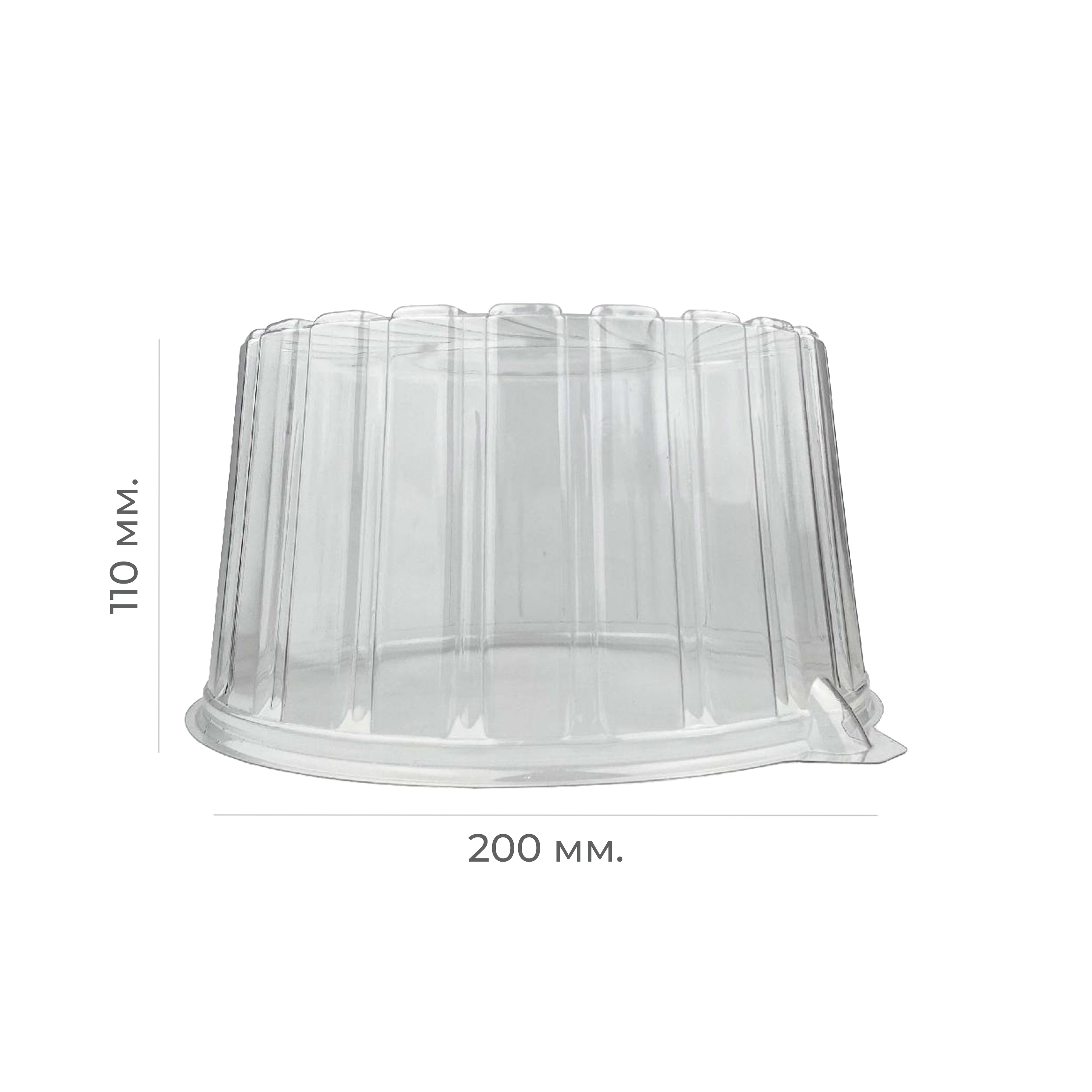 Крышка для торта УК-296В 200*110 (10/200)
