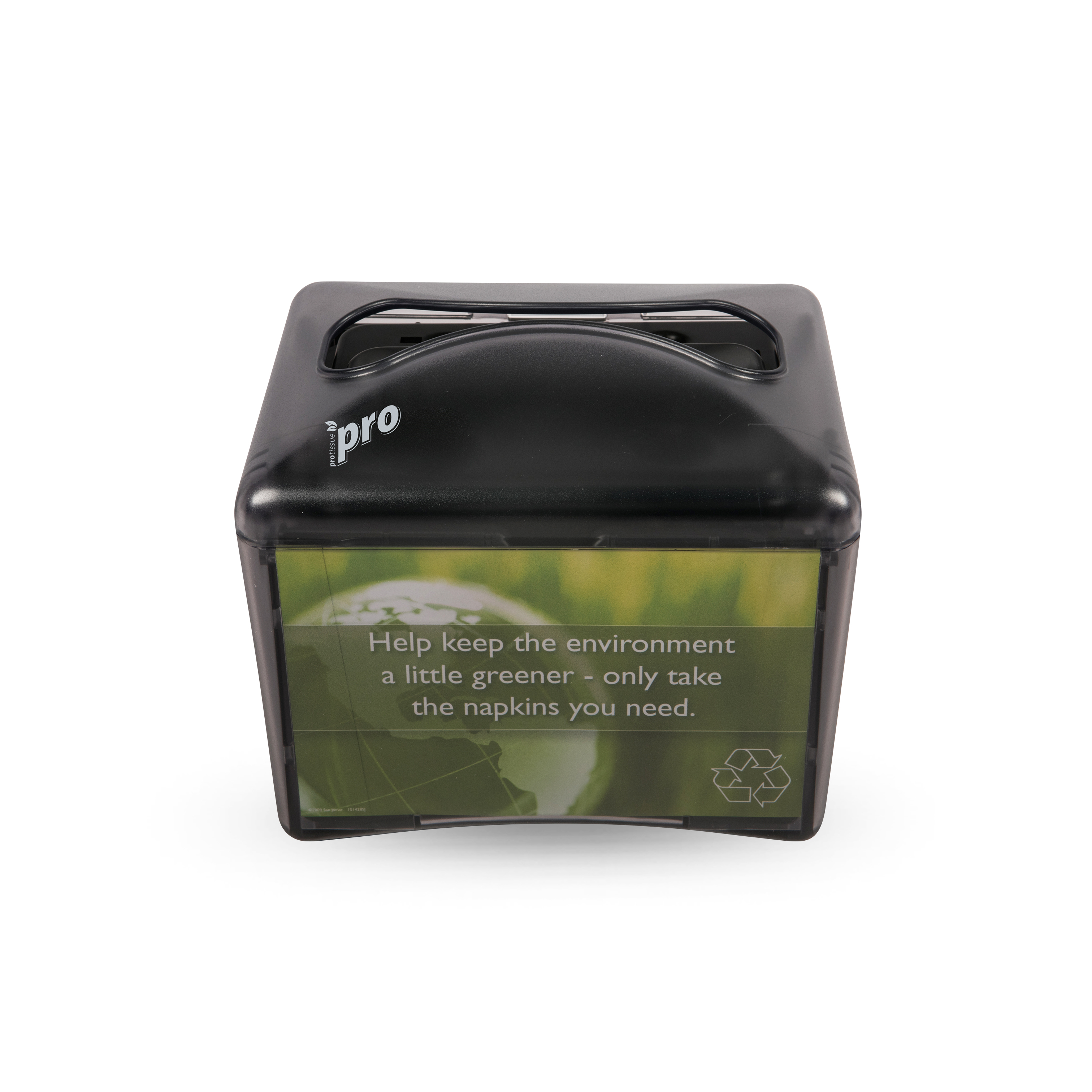 Диспенсер Protissue для бумажных салфеток настольный черный N2 арт. H4006TBKSY