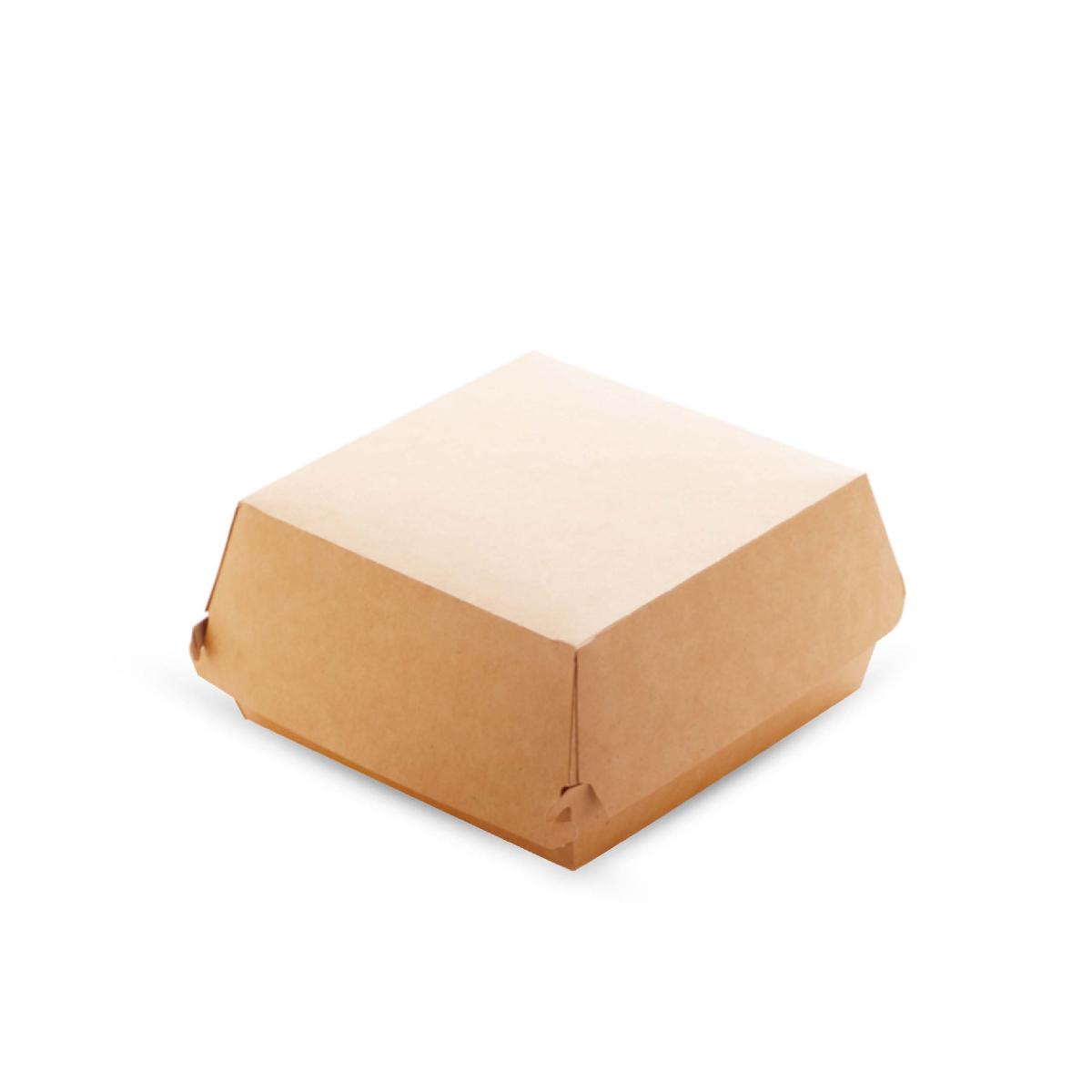 Контейнер картонный "Eco Burger M" для бургеров 115*115*60мм DoEco (50/300)