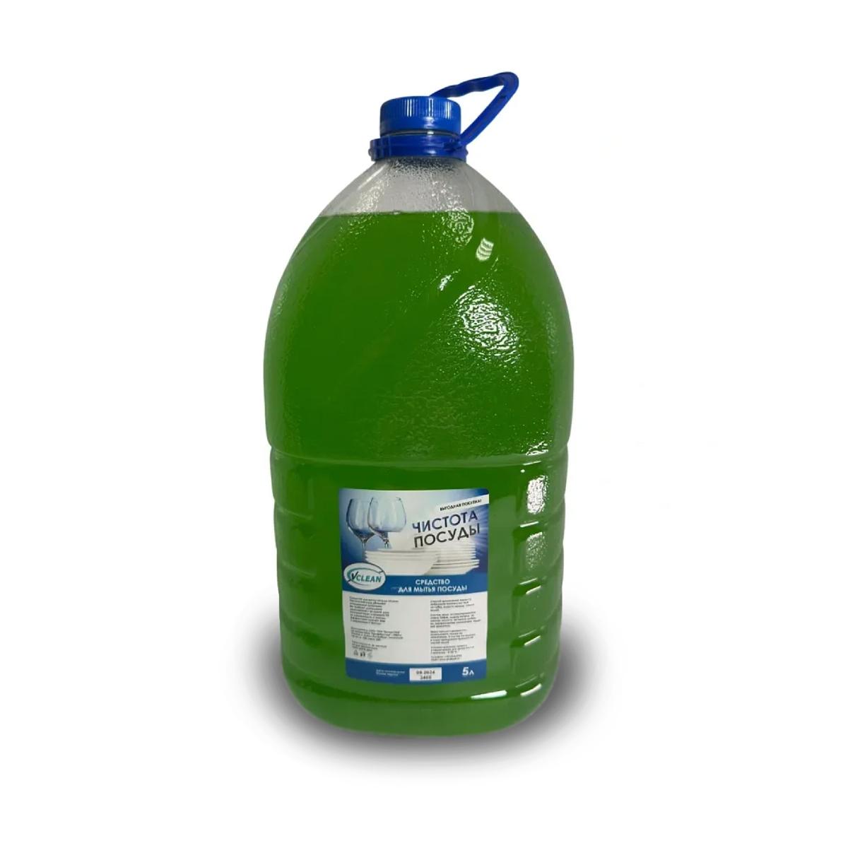 Средство для мытья посуды Vclean чистота посуды 5л (4)