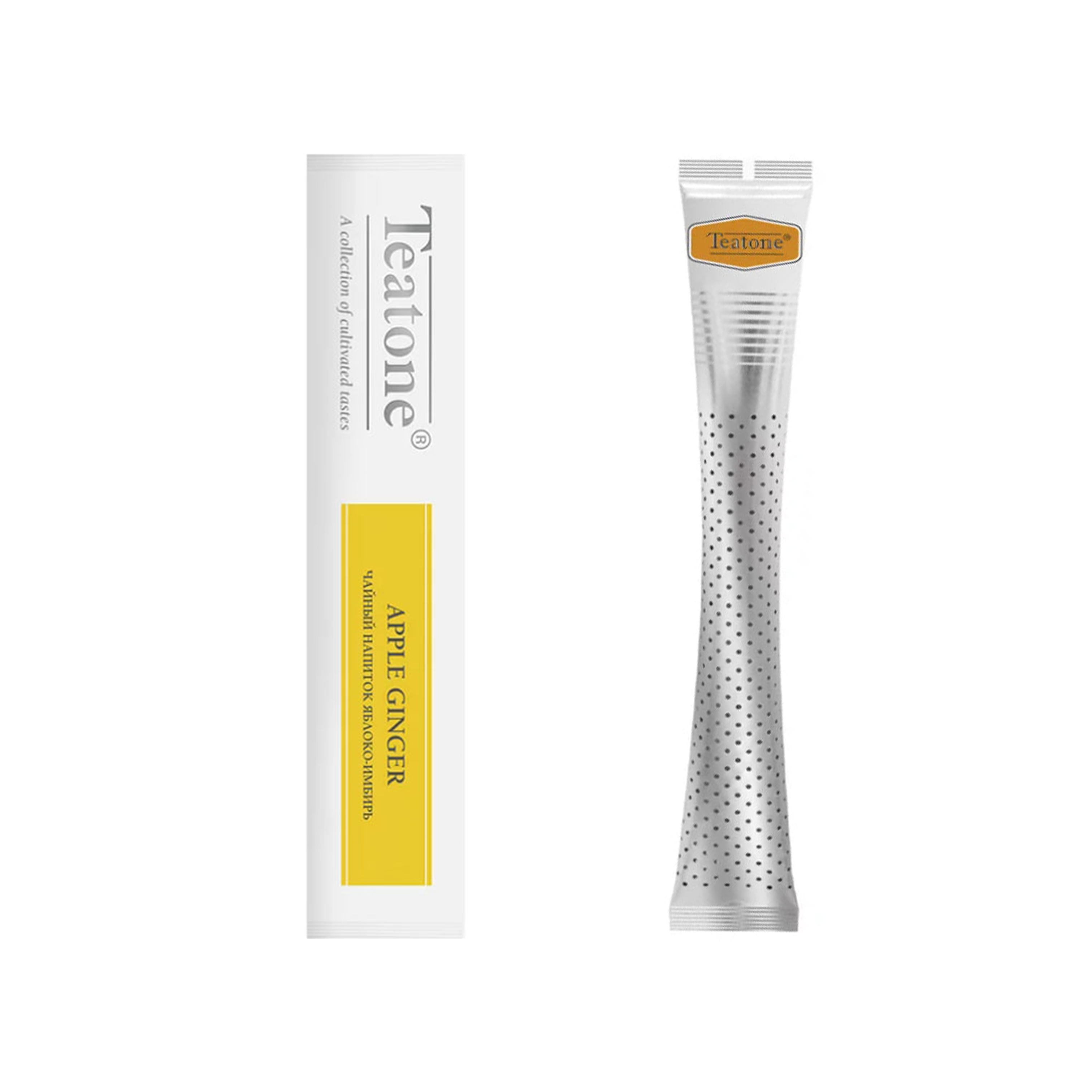 Чай teatone в стиках 15с*2г. яблоко-имбирь арт.617 (12)