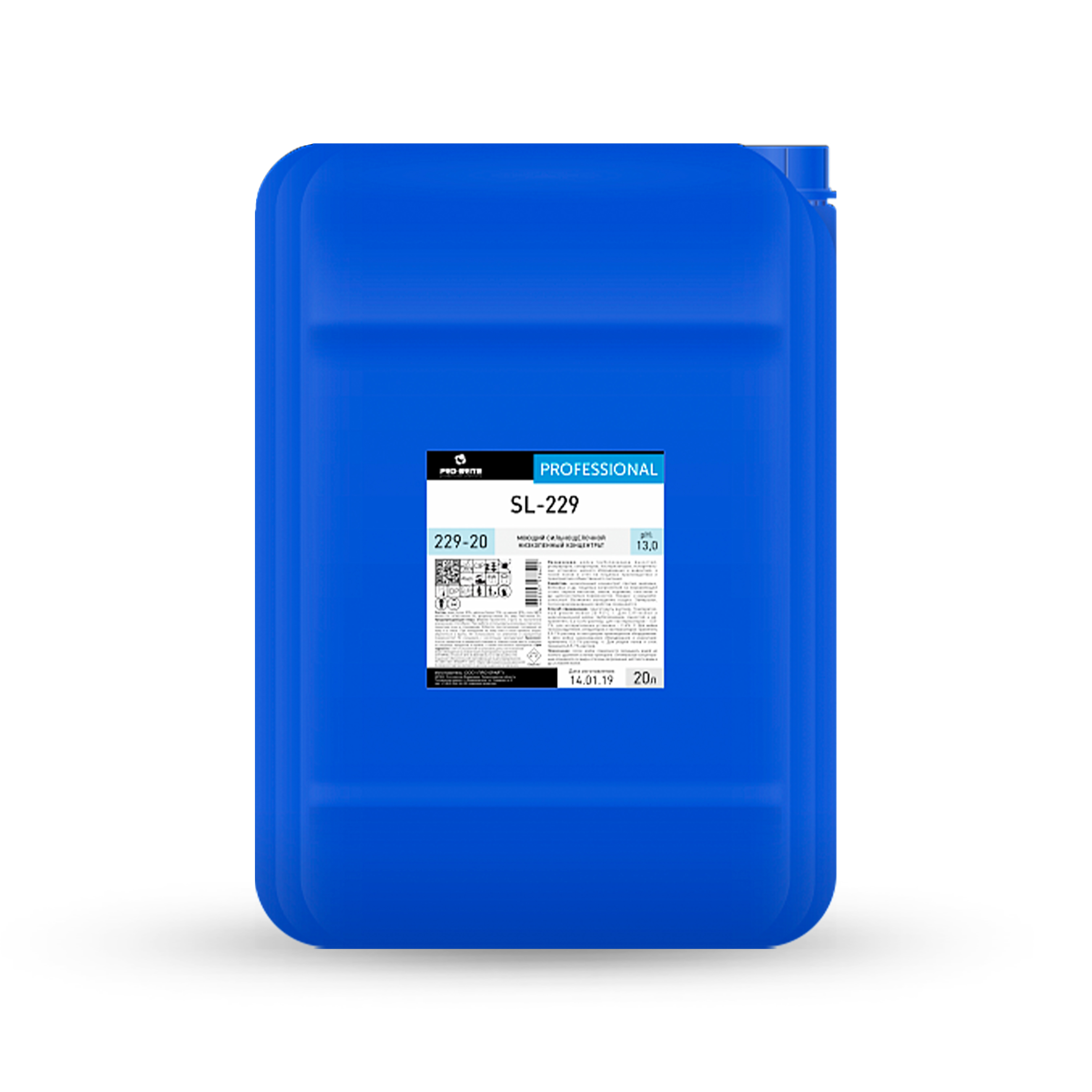 Моющий сильнощелочной низкопенный концентрат Pro-Brite SL-229-22 20л