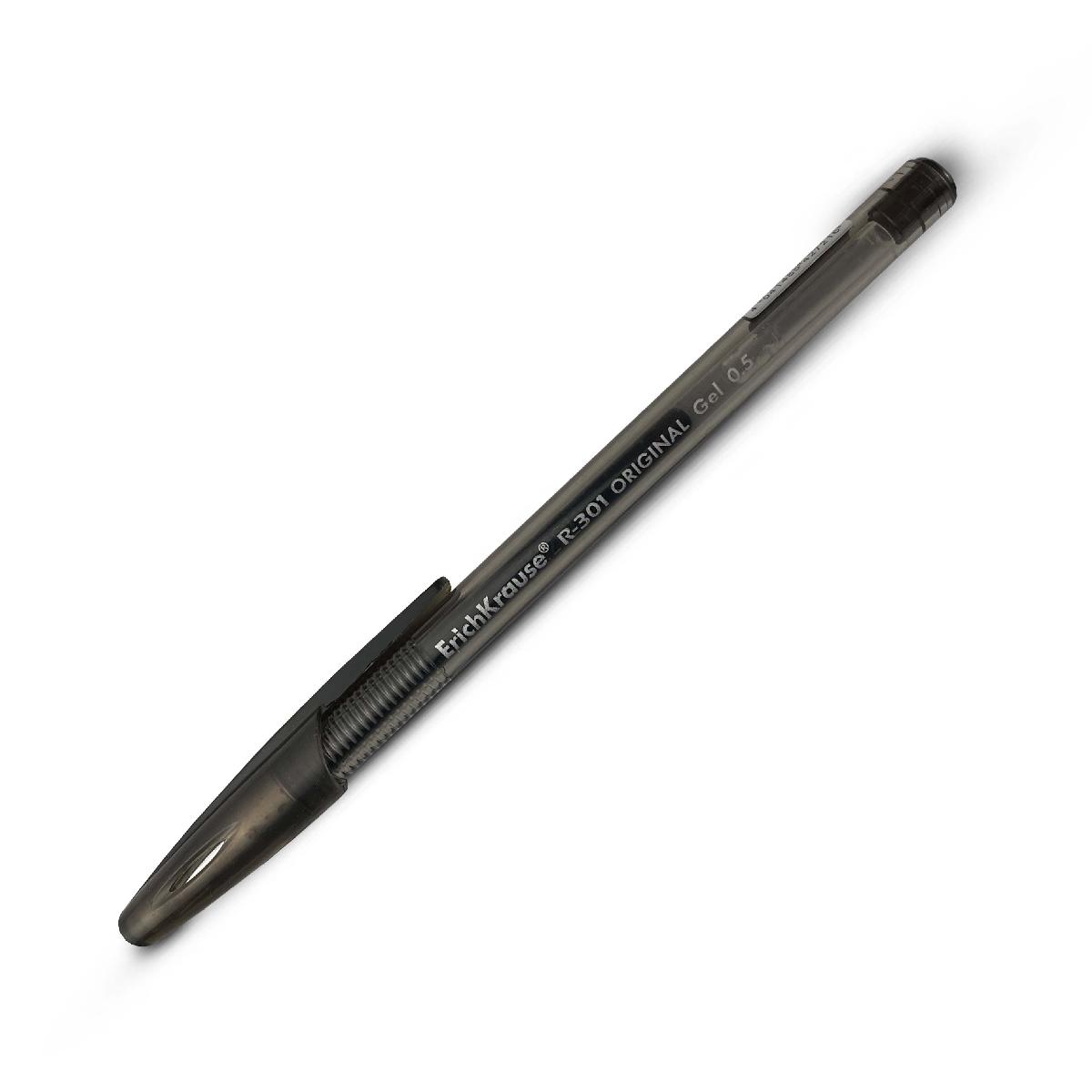 Ручка гелевая EK R-301 original gel черная 0,5мм (12)