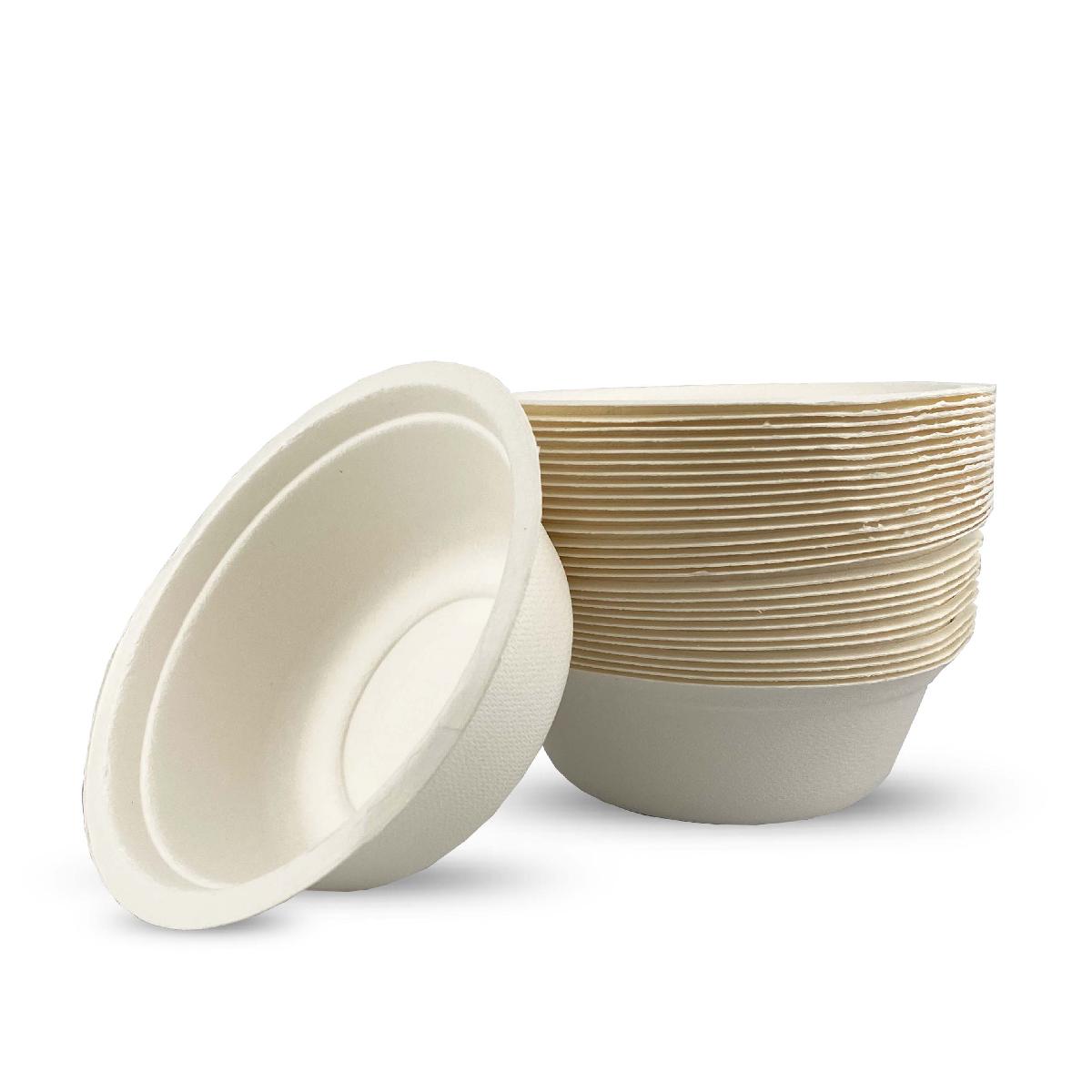 Миска из сахарного тростника 350мл 130*50мм  L101A (50/600)