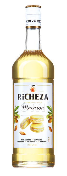 Сироп "Richeza" макарон (миндальное печенье) 1л (6)