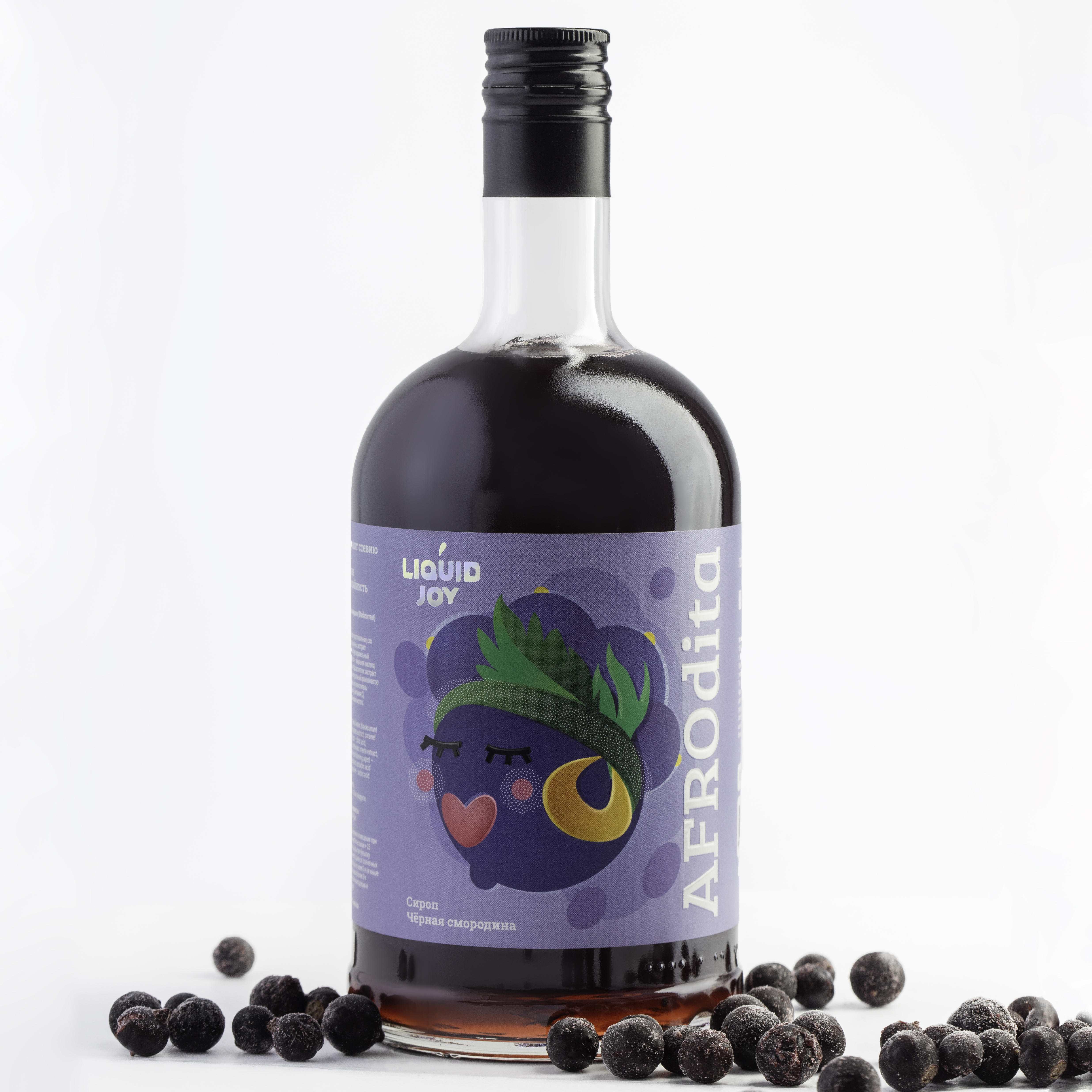 Сироп "Черная смородина" LIQUID JOY currant berries стекло 0,7л (6)