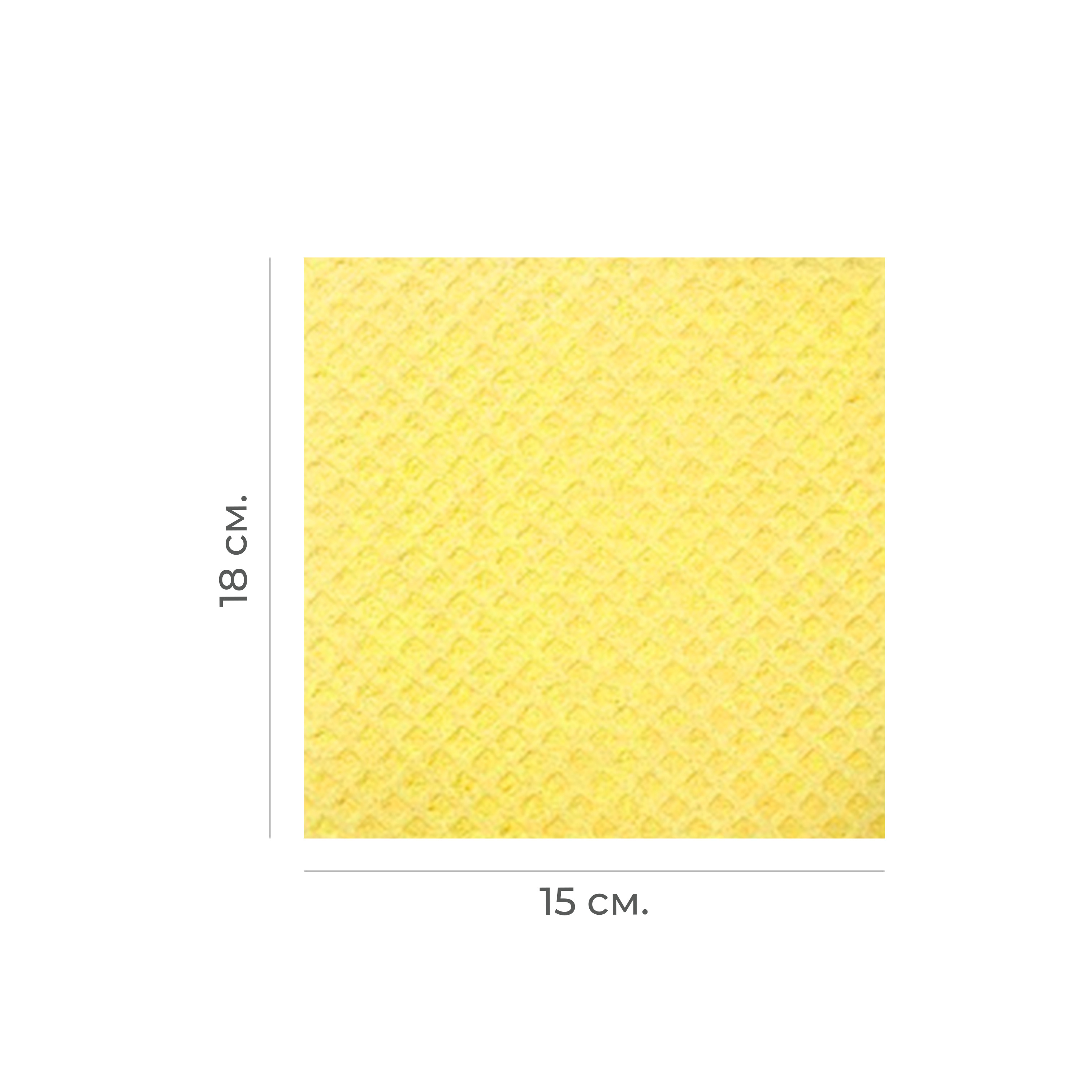 Салфетки целлюлозные 18*15см 3шт Premium Textop (60)