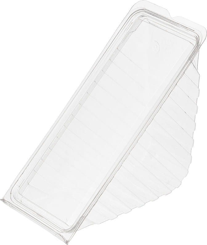 Сэндвичбокс пластиковый узкий ПЭТ 185*65*120 ПК-266 (600)