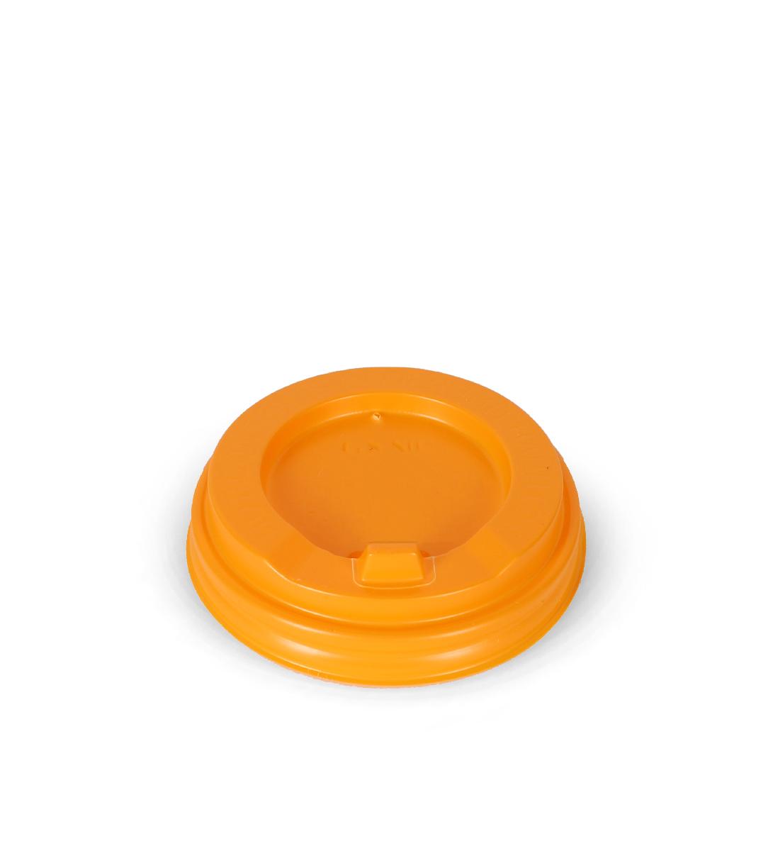 Крышка пластиковая d=80 желтая с клапаном (ГС) (100/1000)