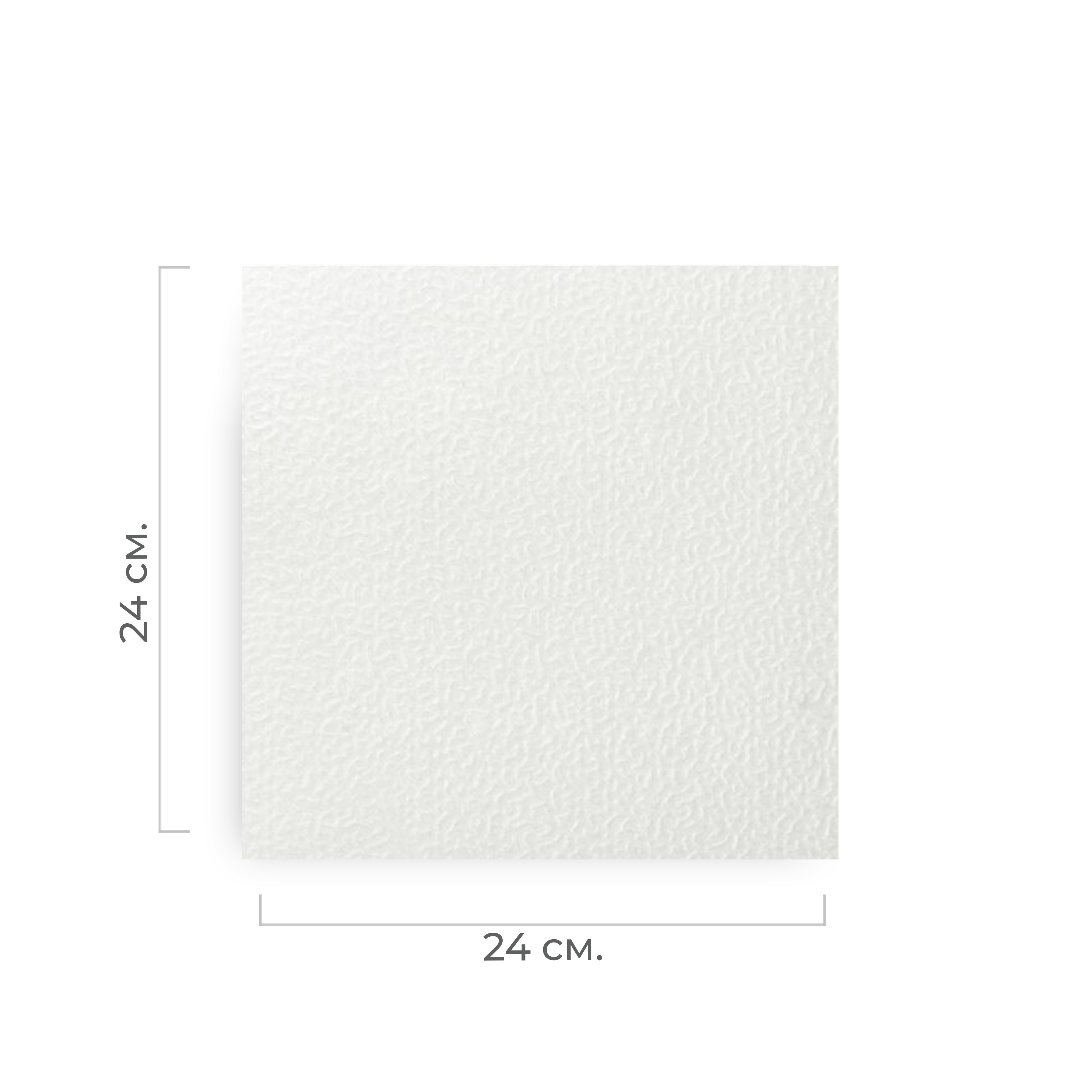 Салфетки бумажные 1-слойные 24×24см 400шт белые "BigPack" (18)