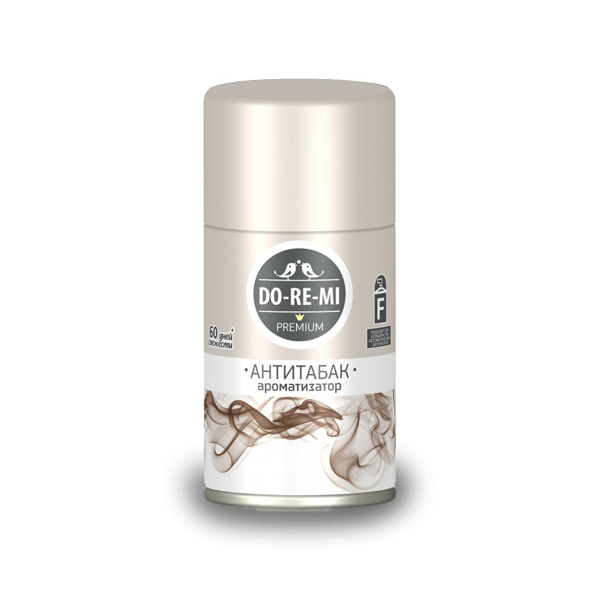 Освежитель воздуха сменный балон "Do-re-mi Premium" Антитабак совместим с AirWick 250мл (12)