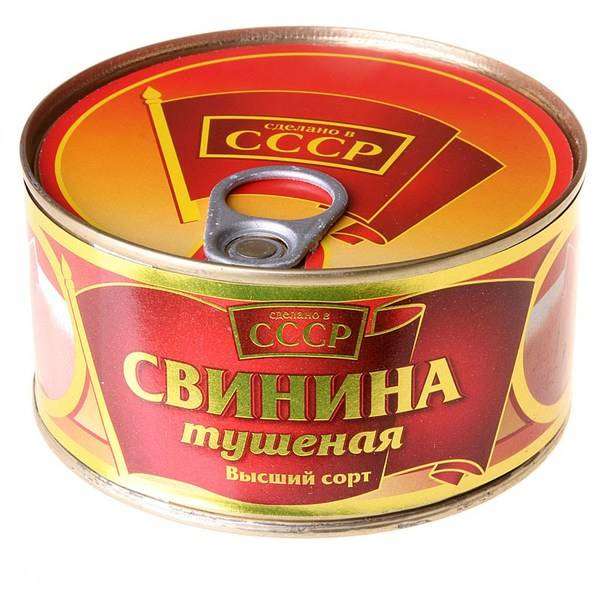 Свинина тушеная в/с СССР 325гр (36)