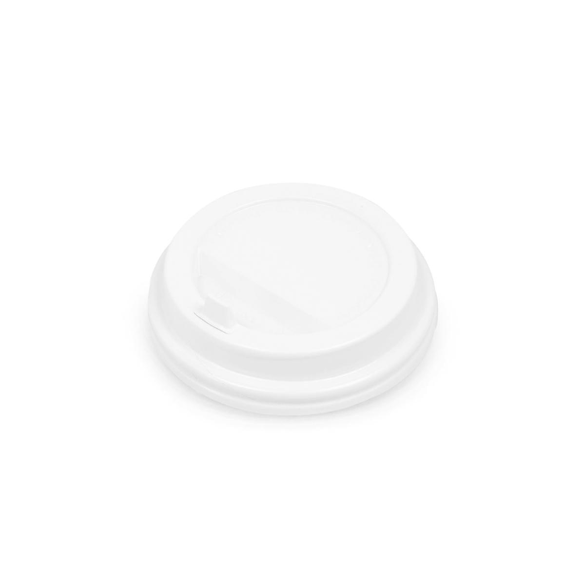 Крышка пластиковая d=90 белая с клапаном ПР ЭКО TLA (100/1000)