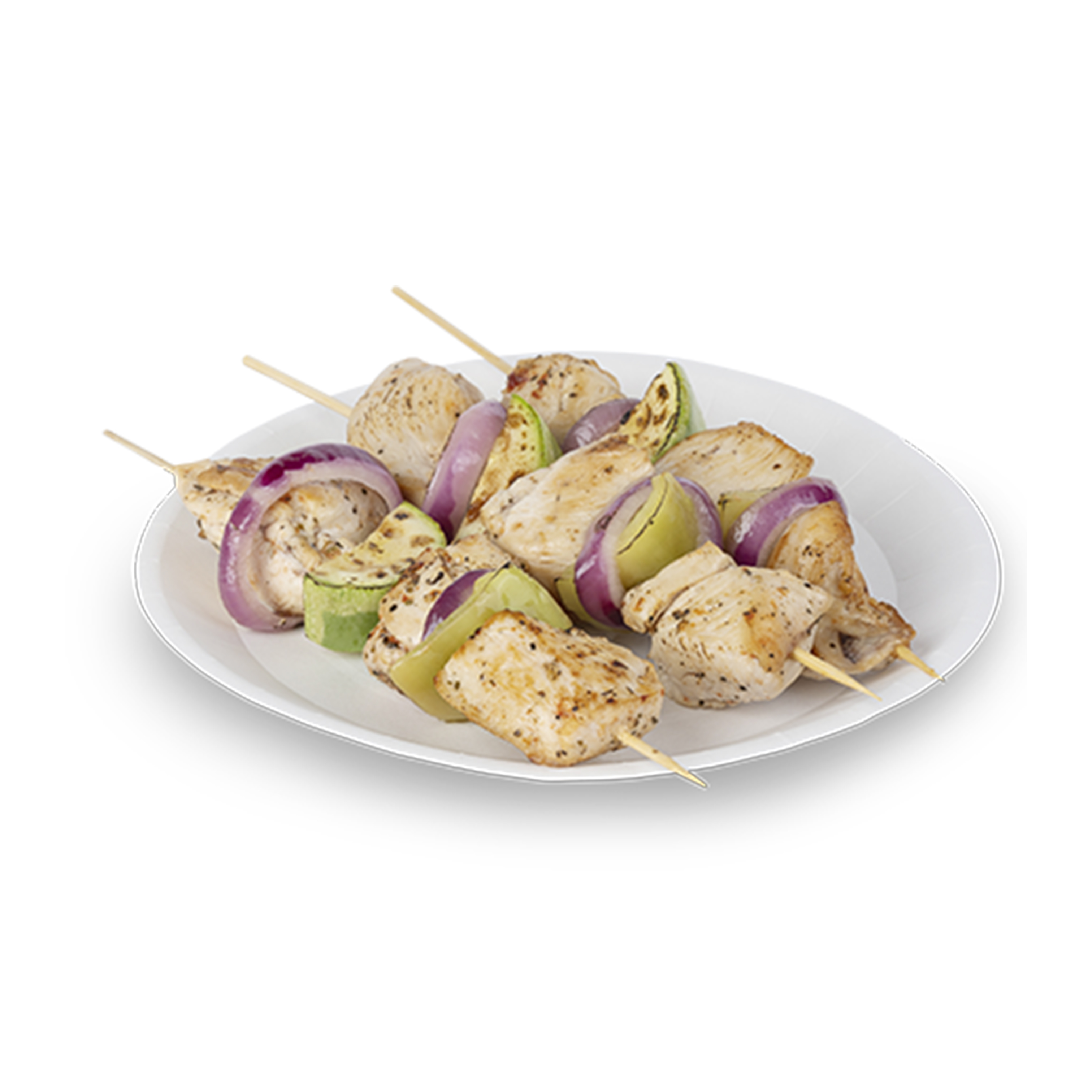 Тарелка бумажная 180мм PLATE WK крафт/белый низ OSQ (100/800)