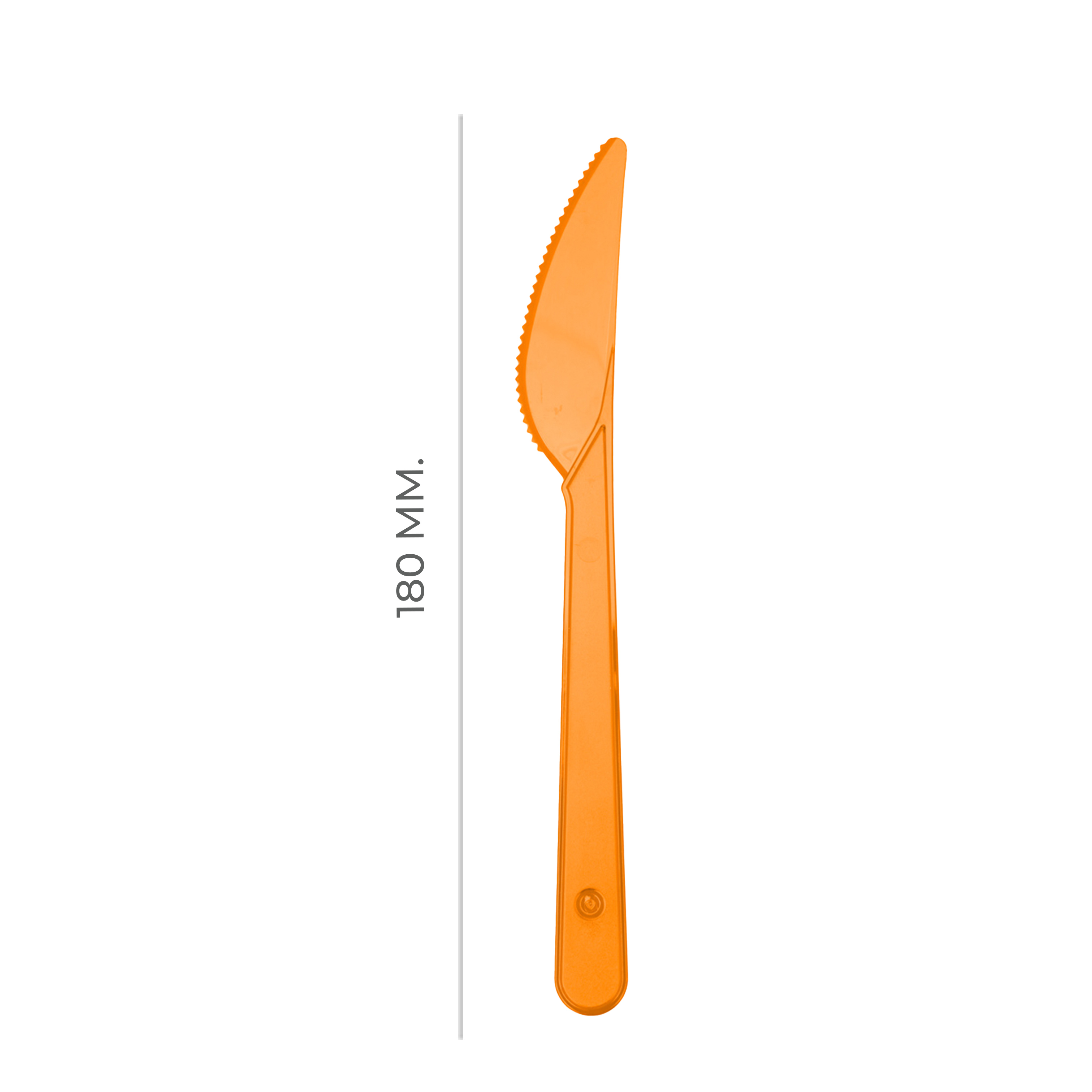 Нож пластиковый "премиум" 180мм оранжевый (50/1500)