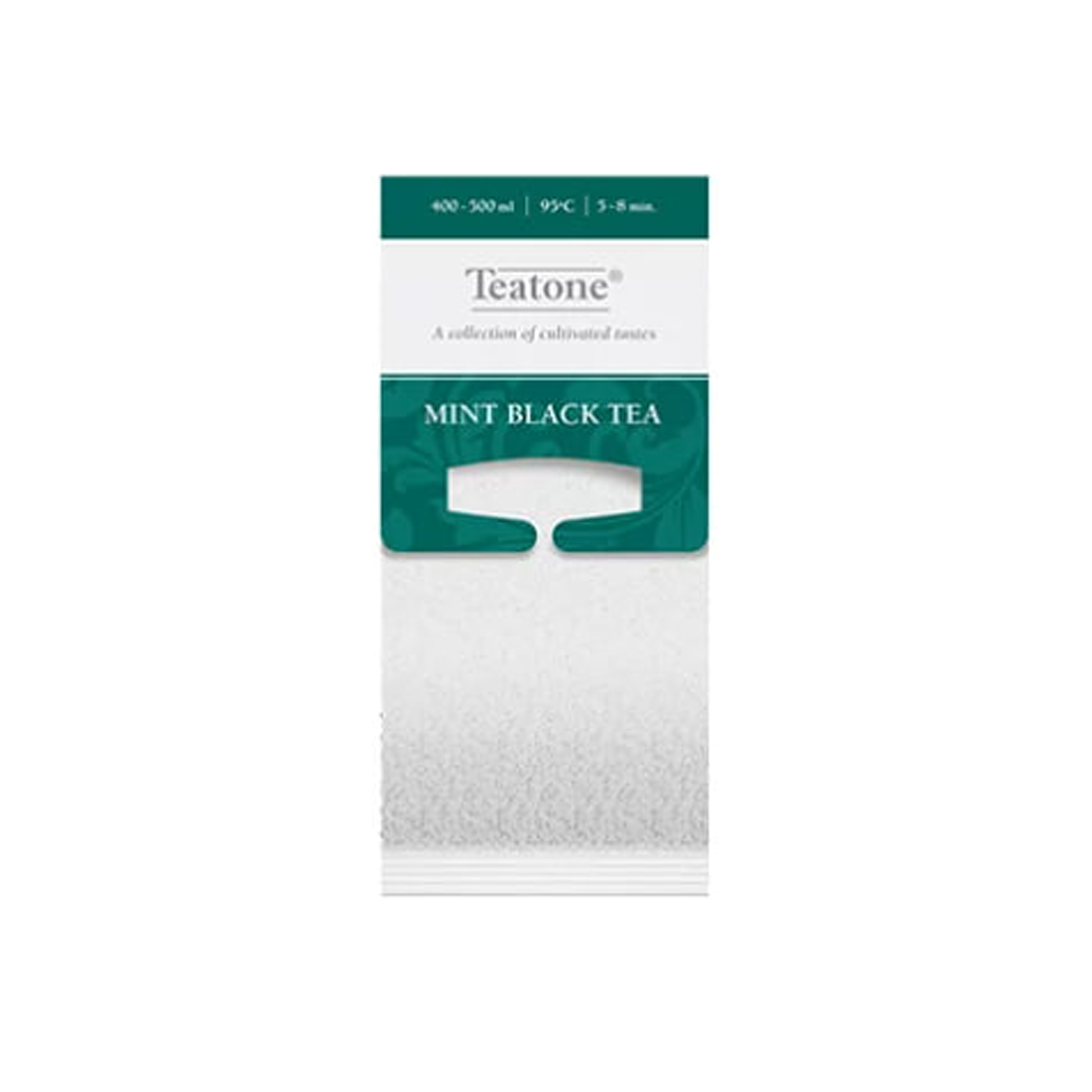 Чай teatone пакетированный на чайник 20пак*4г. черный с мятой арт.149 (6)