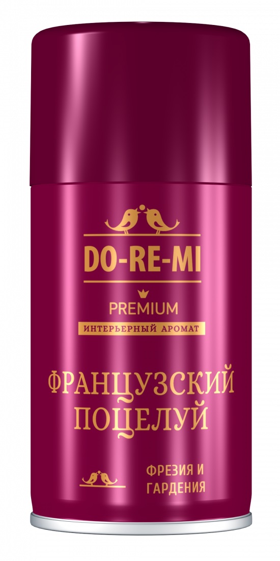 Освежитель воздуха сменный балон "Do-re-mi Premium" Французский поцел совместим с AirWick 250мл (12)