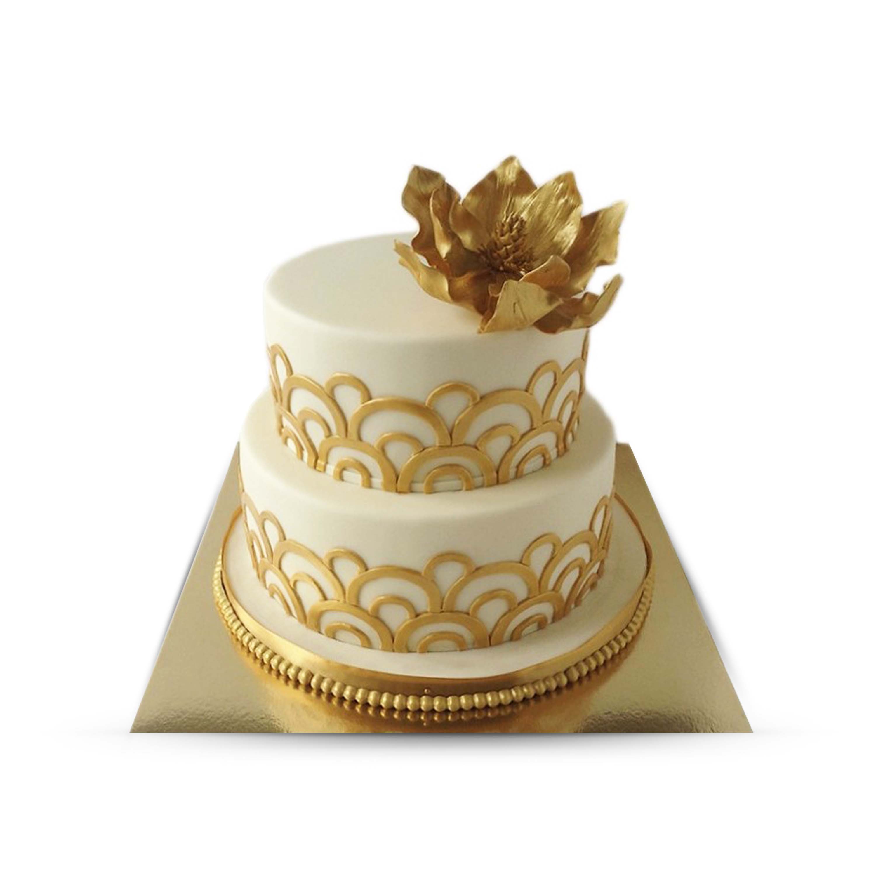 Подложка ламинированная золотая квадратная 0,8мм 30*30см 100шт