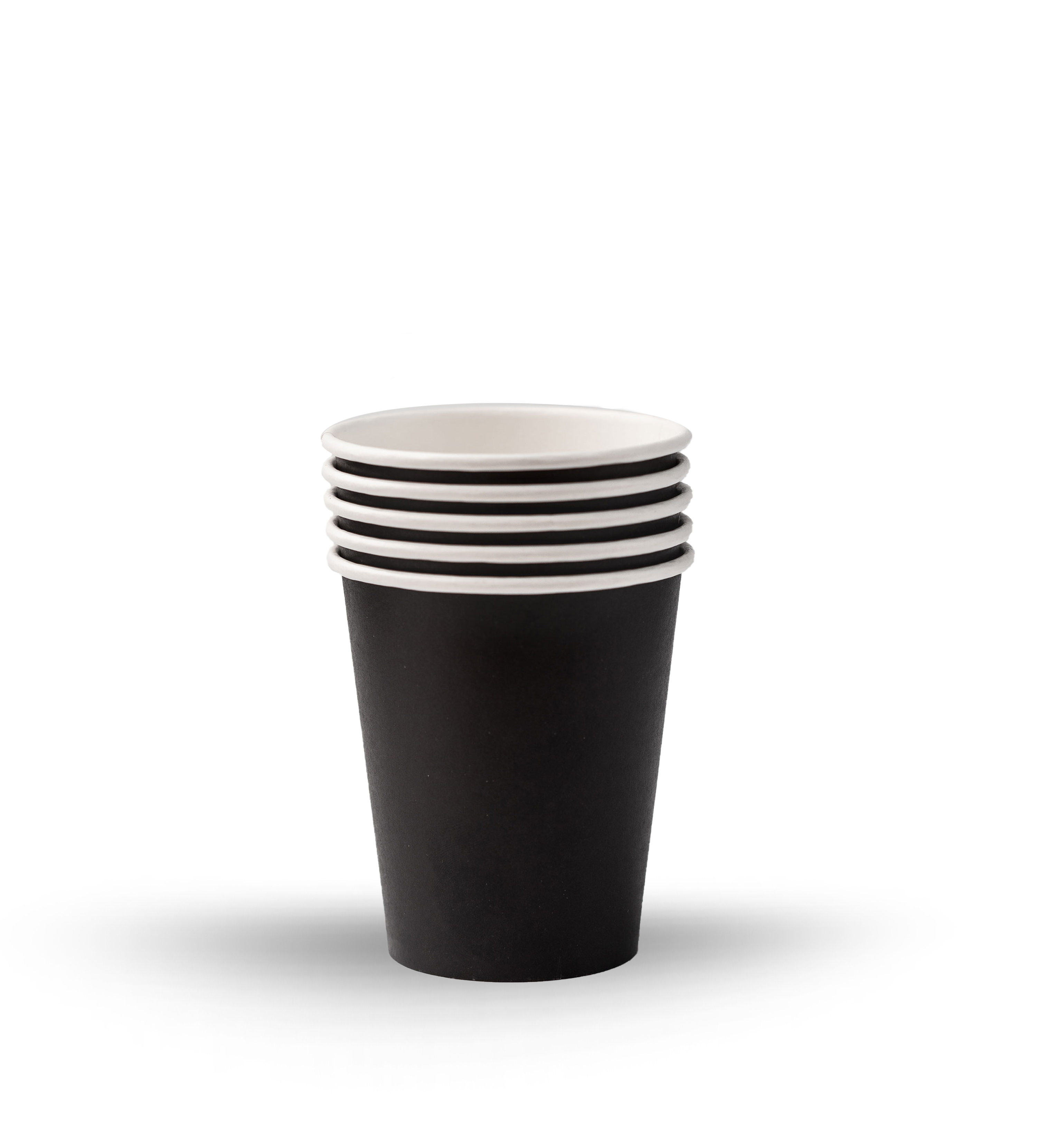 Стакан картонный 300мл черный d=90 (50/1000)