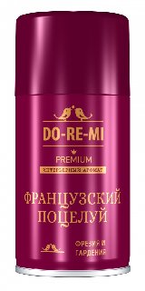 Освежитель воздуха сменный балон "Do-re-mi Premium" Французский поцел совместим с AirWick 250мл (12)
