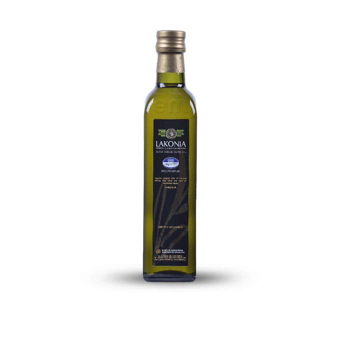 Масло оливковое PGI Lakonia Extra Virgin 0,5 стекло Греция (12)
