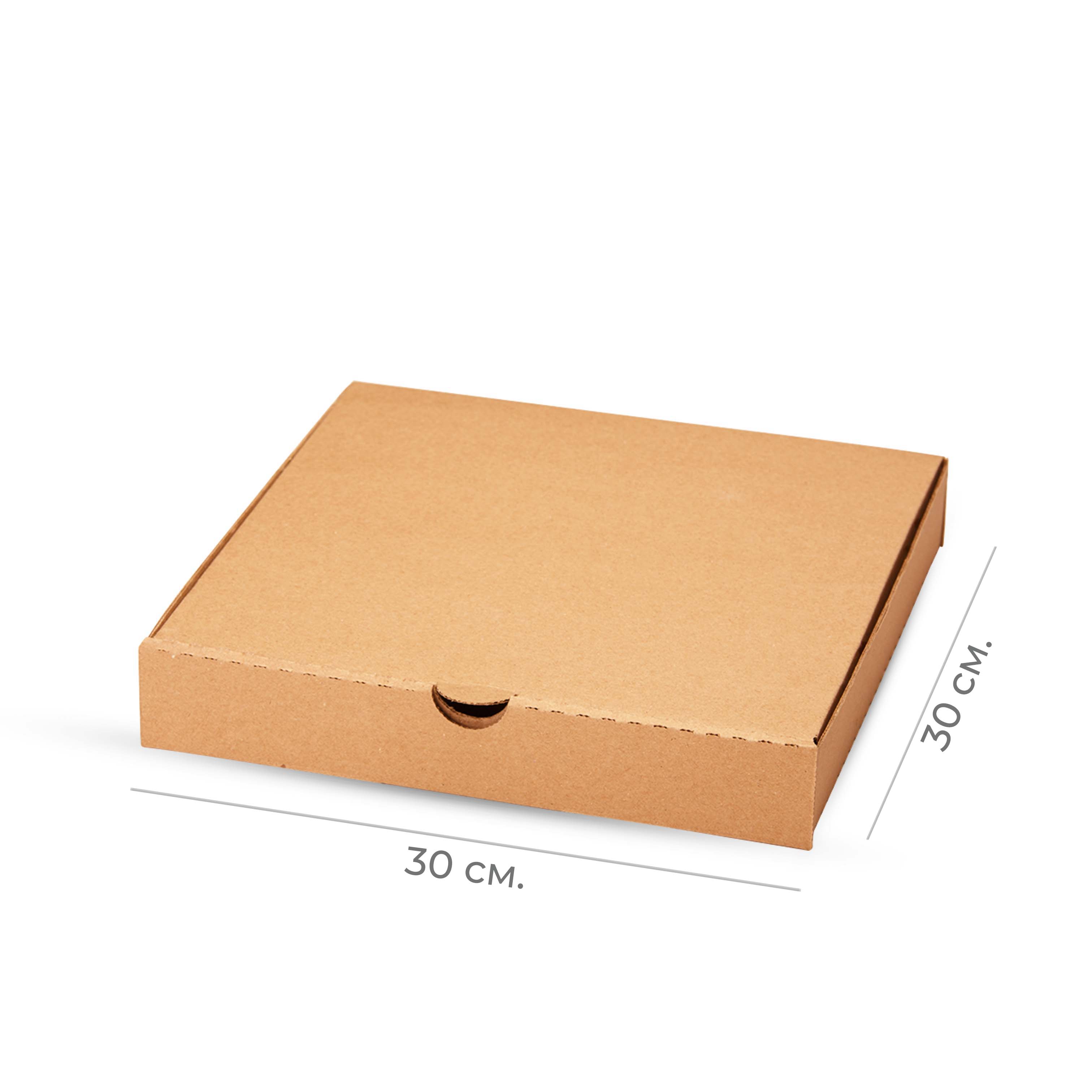Коробки для пиццы 30*30см*40мм крафт Н Т22В (25)