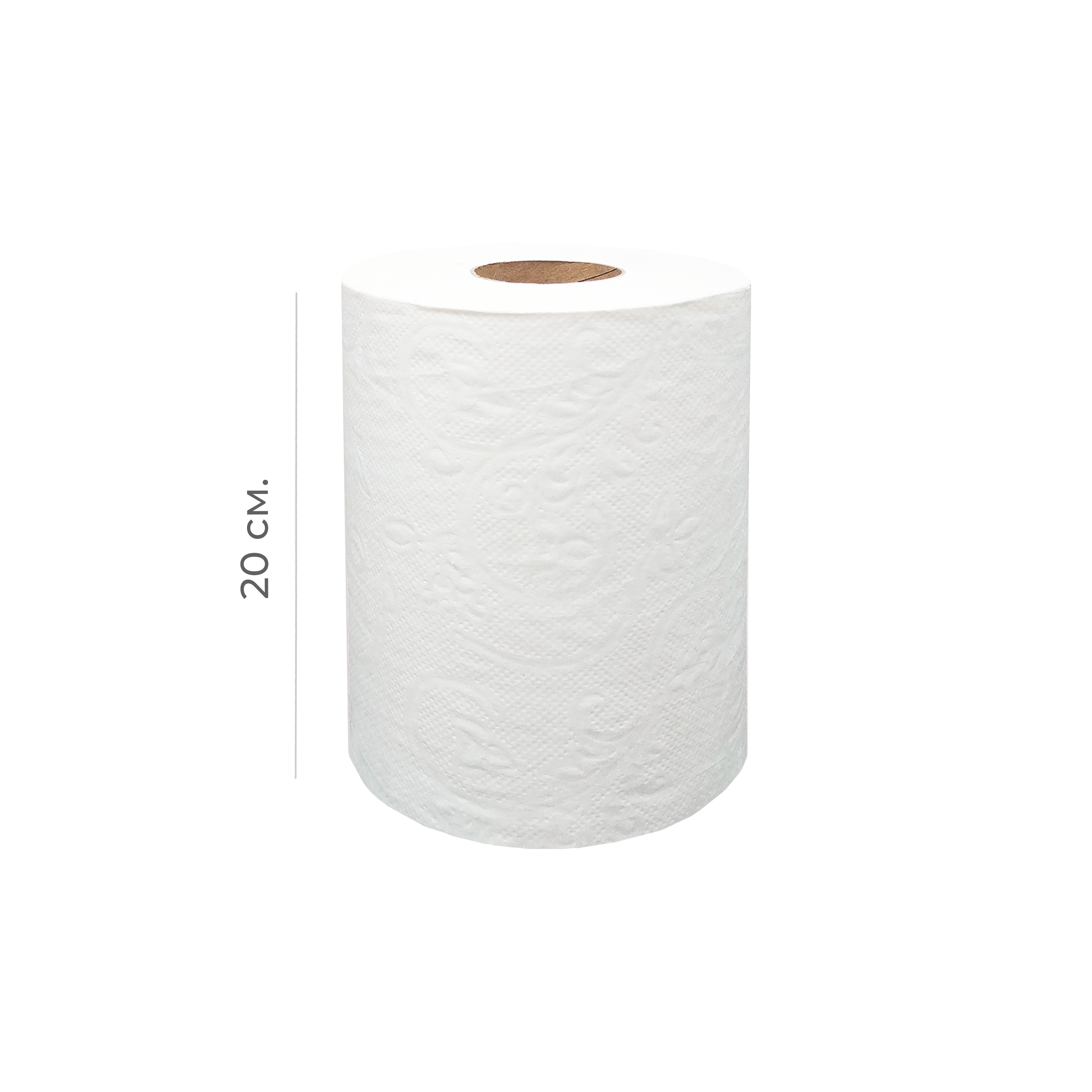 Бумажные полотенца в рулоне с центр. вытяжкой 1-сл "Lime" 120м M1 арт. 20.120 (12)