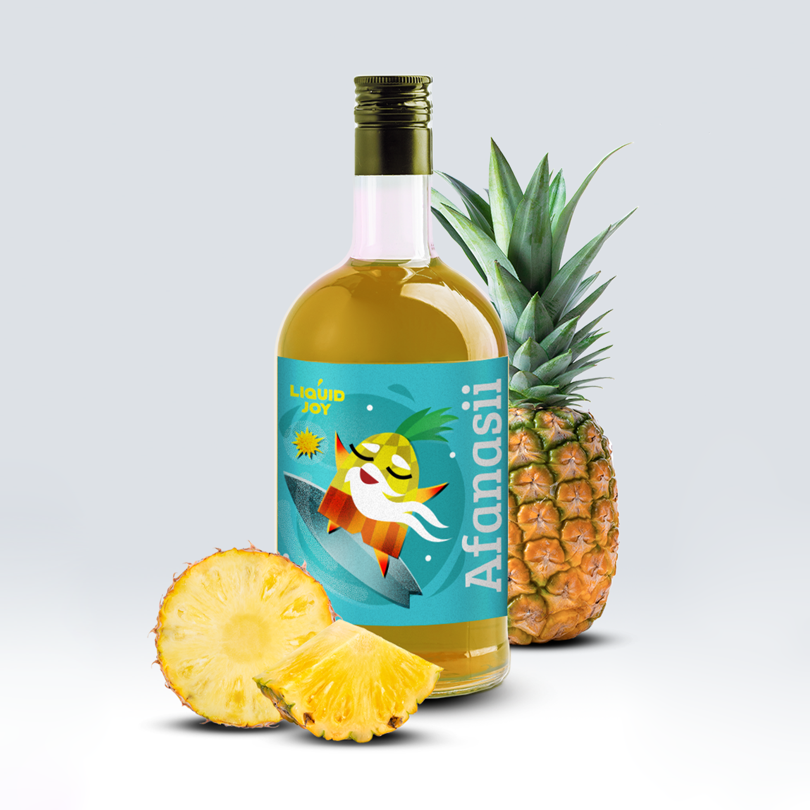 Сироп "Ананас" LIQUID JOY стекло 0,7л