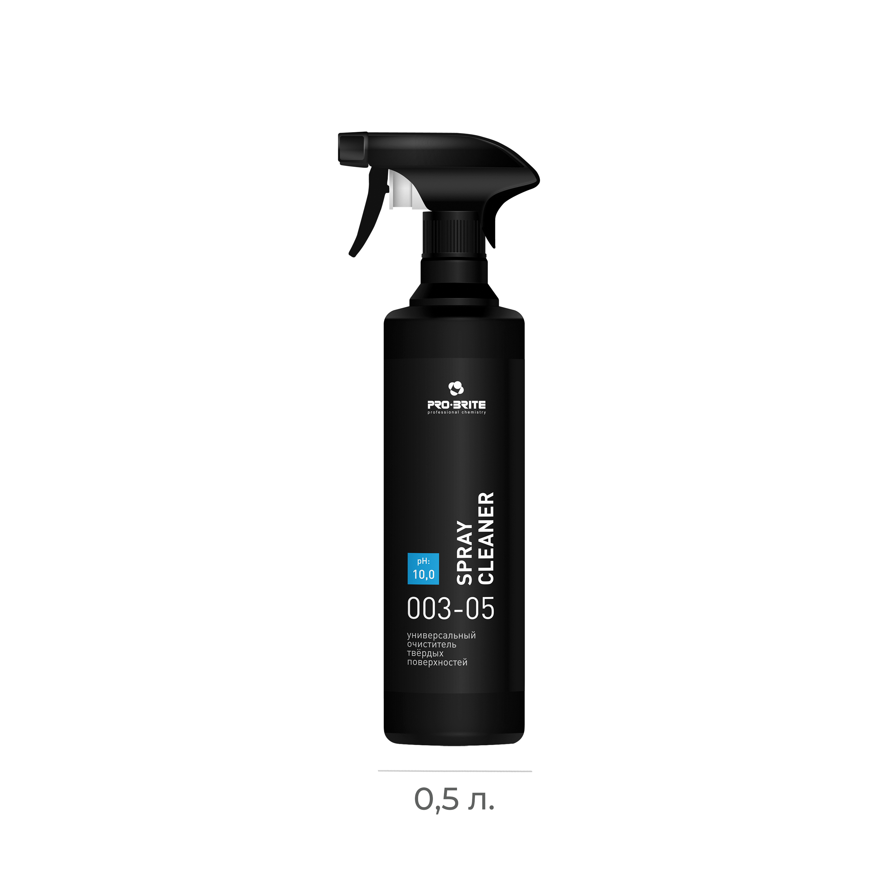 Универсальный очиститель твёрдых поверхностей Pro-brite Spray Cleaner 0,5л 003-05 (12)