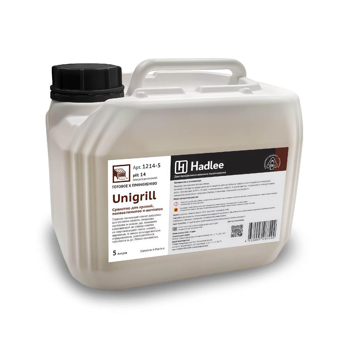 Ср-во для плит, вытяжек, духовок HADLEE Unigrill 5л арт.1214-05