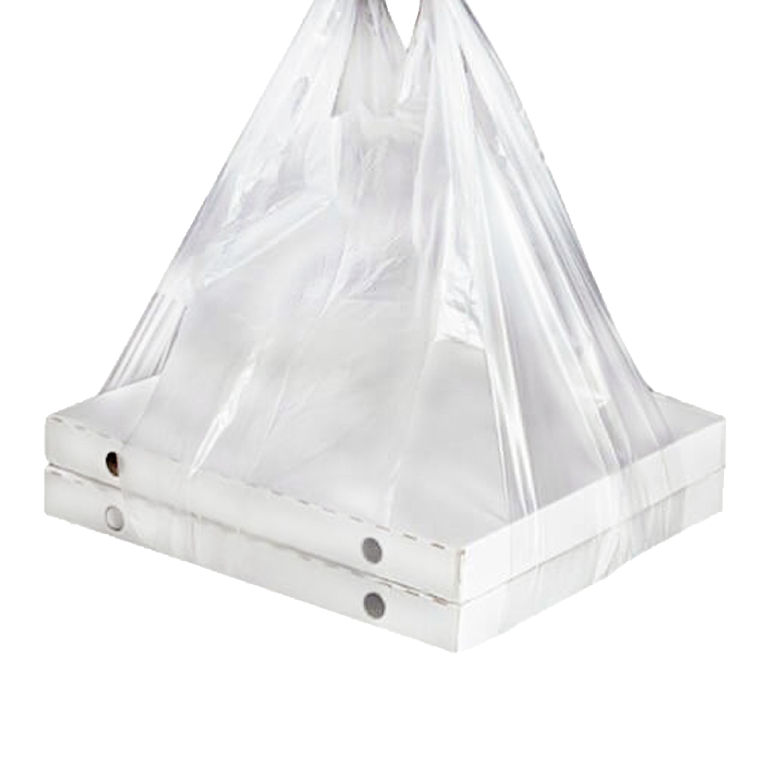 Пакет майка для коробки под пиццу (20-28см) 24+18х50см 14 мкр (100/1000)