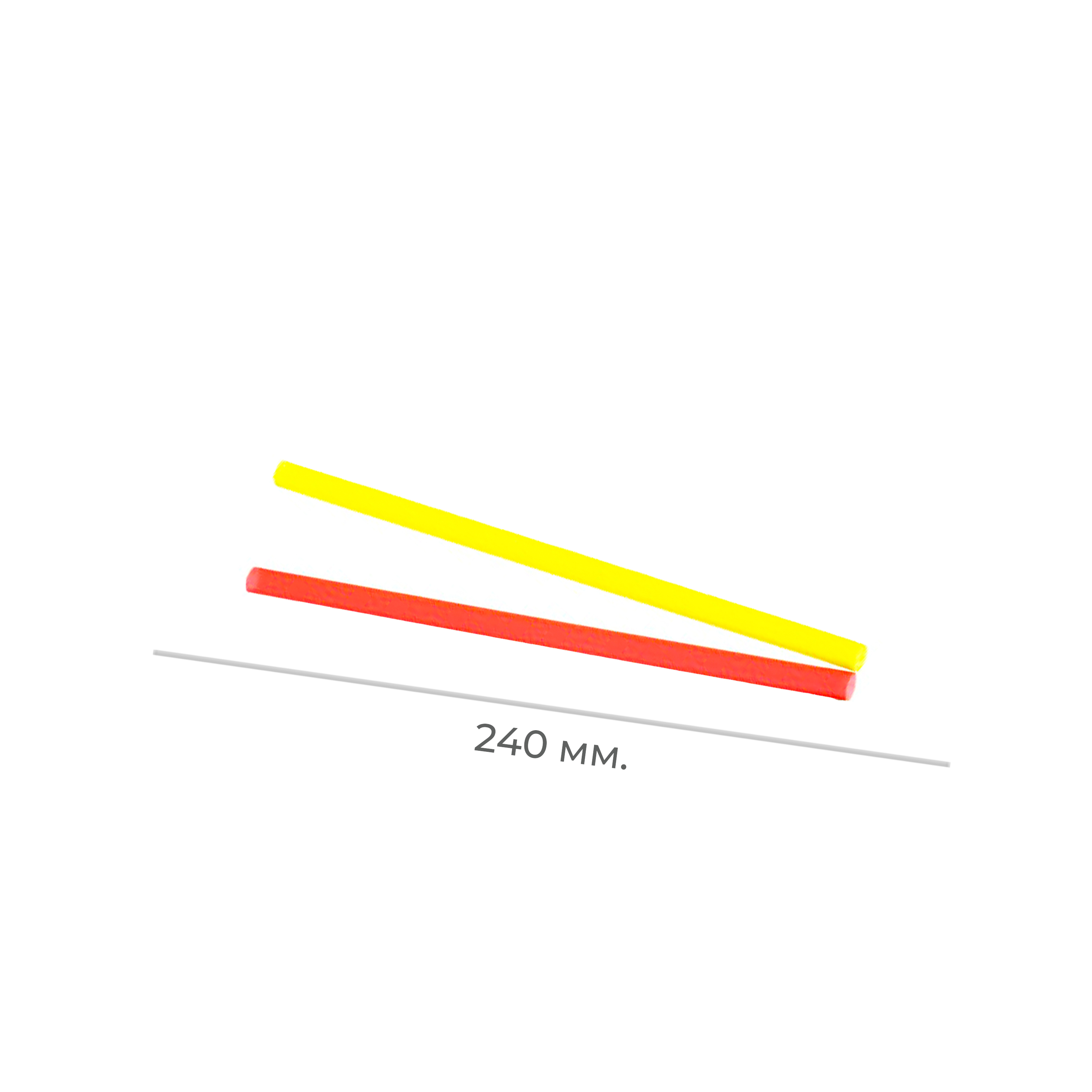 Трубочки без изгиба d8мм L240мм цветные утолщённые 250шт (23)
