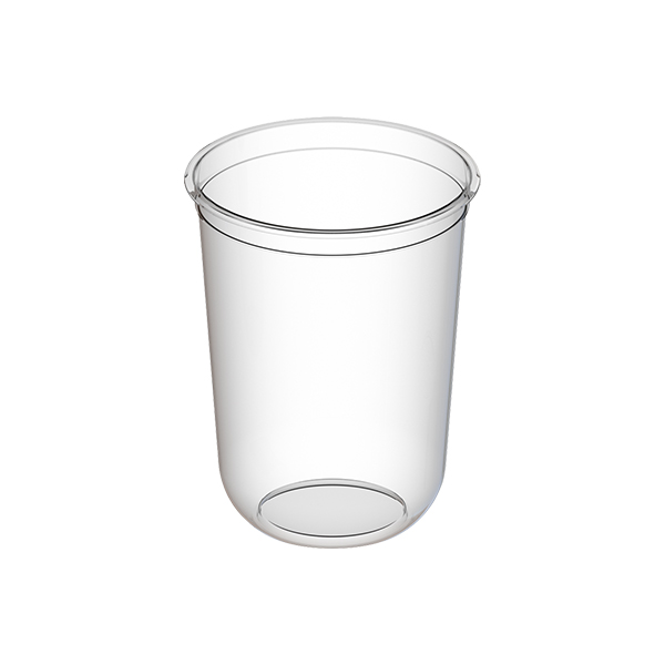 Стакан пластиковый 375мл d=90 с U-дном Bubble Cup  прозрачный глянцевый PP 1030ГП (480)